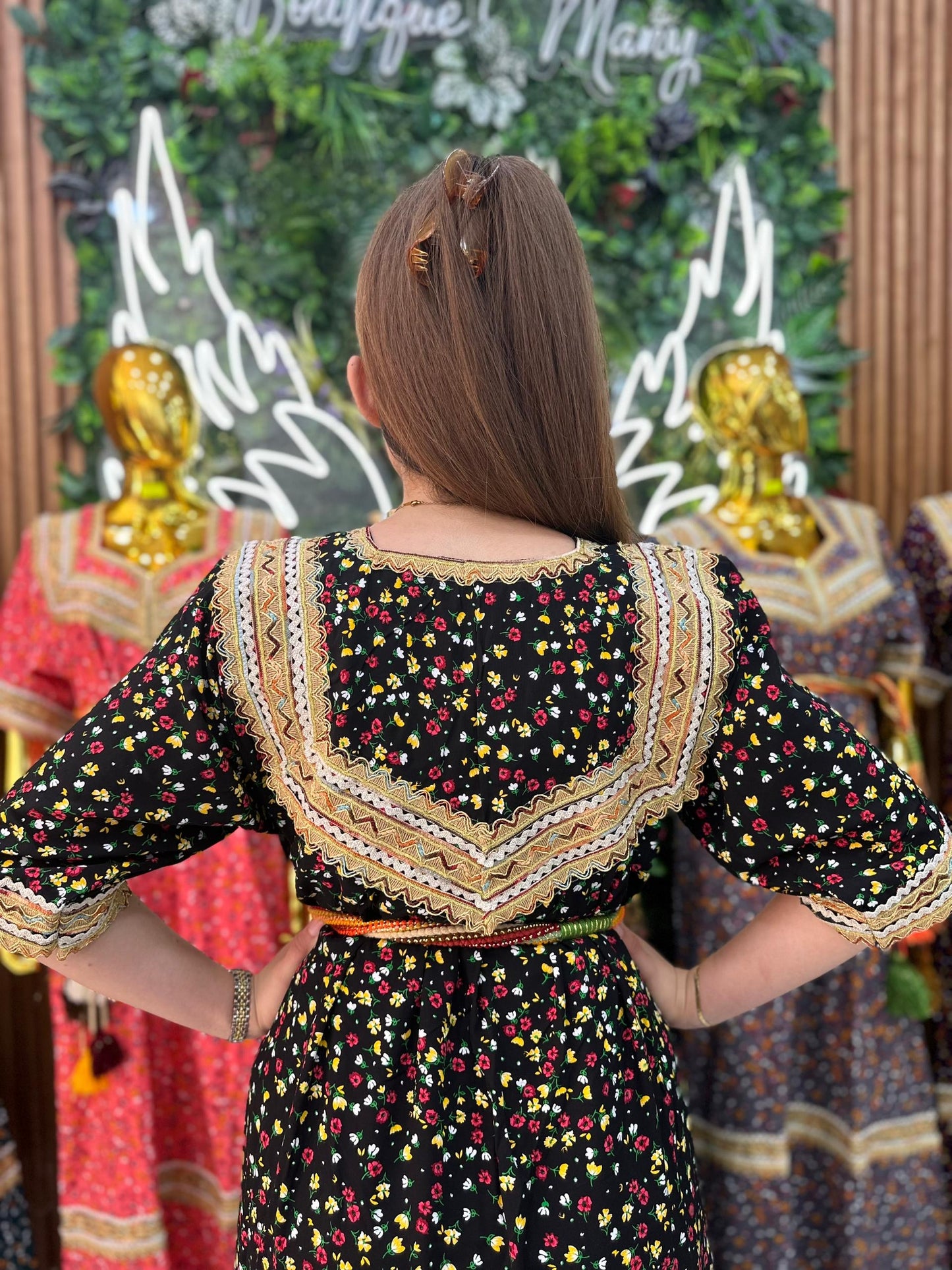 Robe kabyle maison à Fleurs