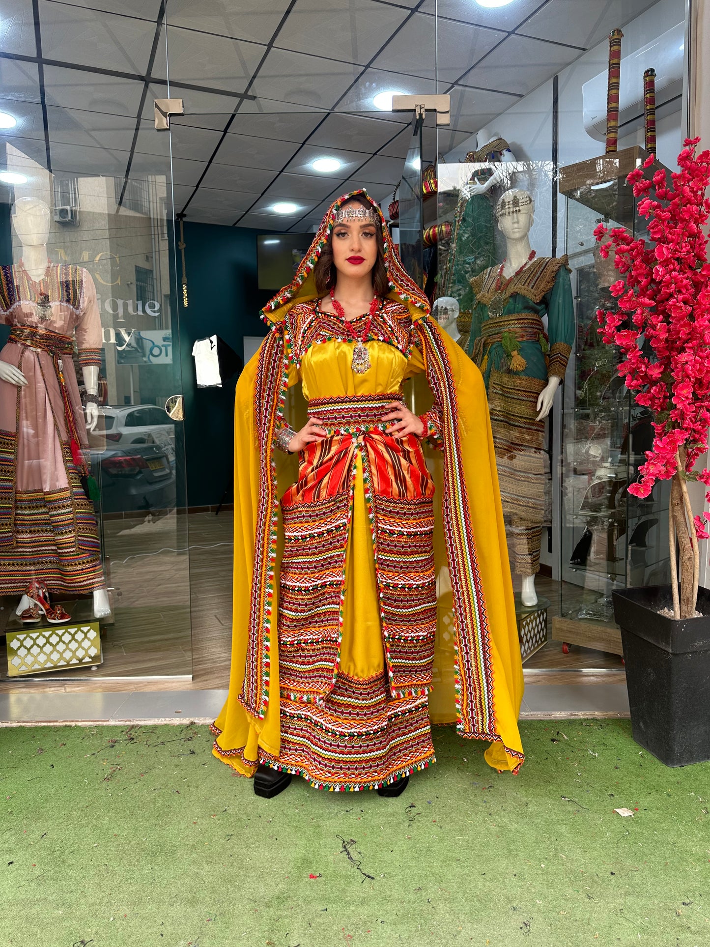 Robe Kabyle W Moutarde