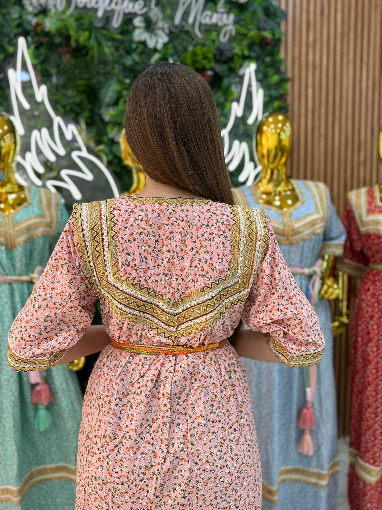 Robe kabyle maison à Fleurs