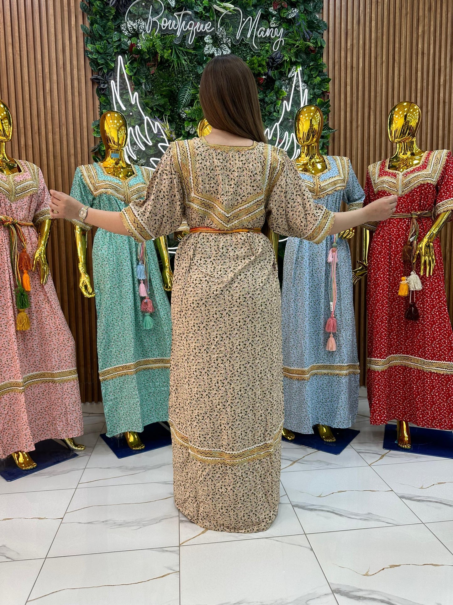 Robe kabyle maison à Fleurs