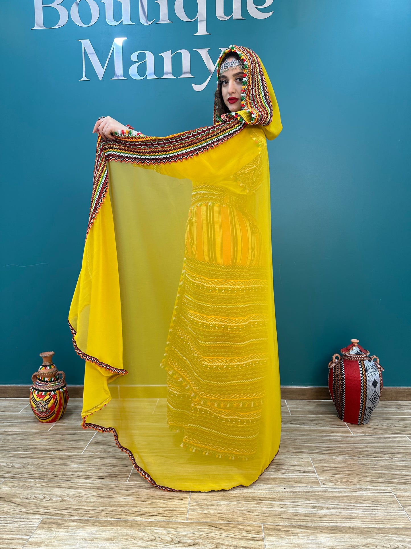Robe Kabyle W Moutarde