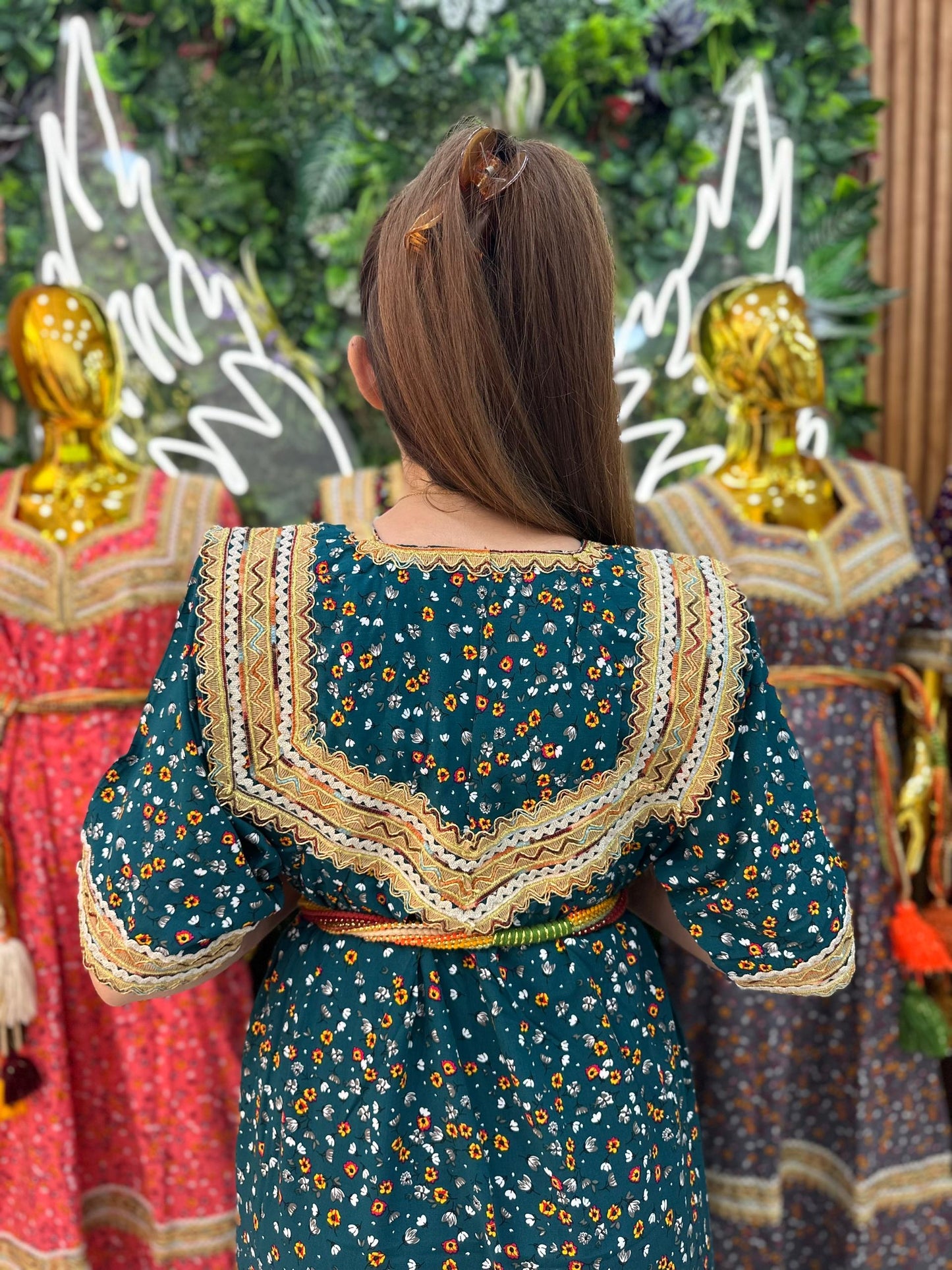 Robe kabyle maison à Fleurs