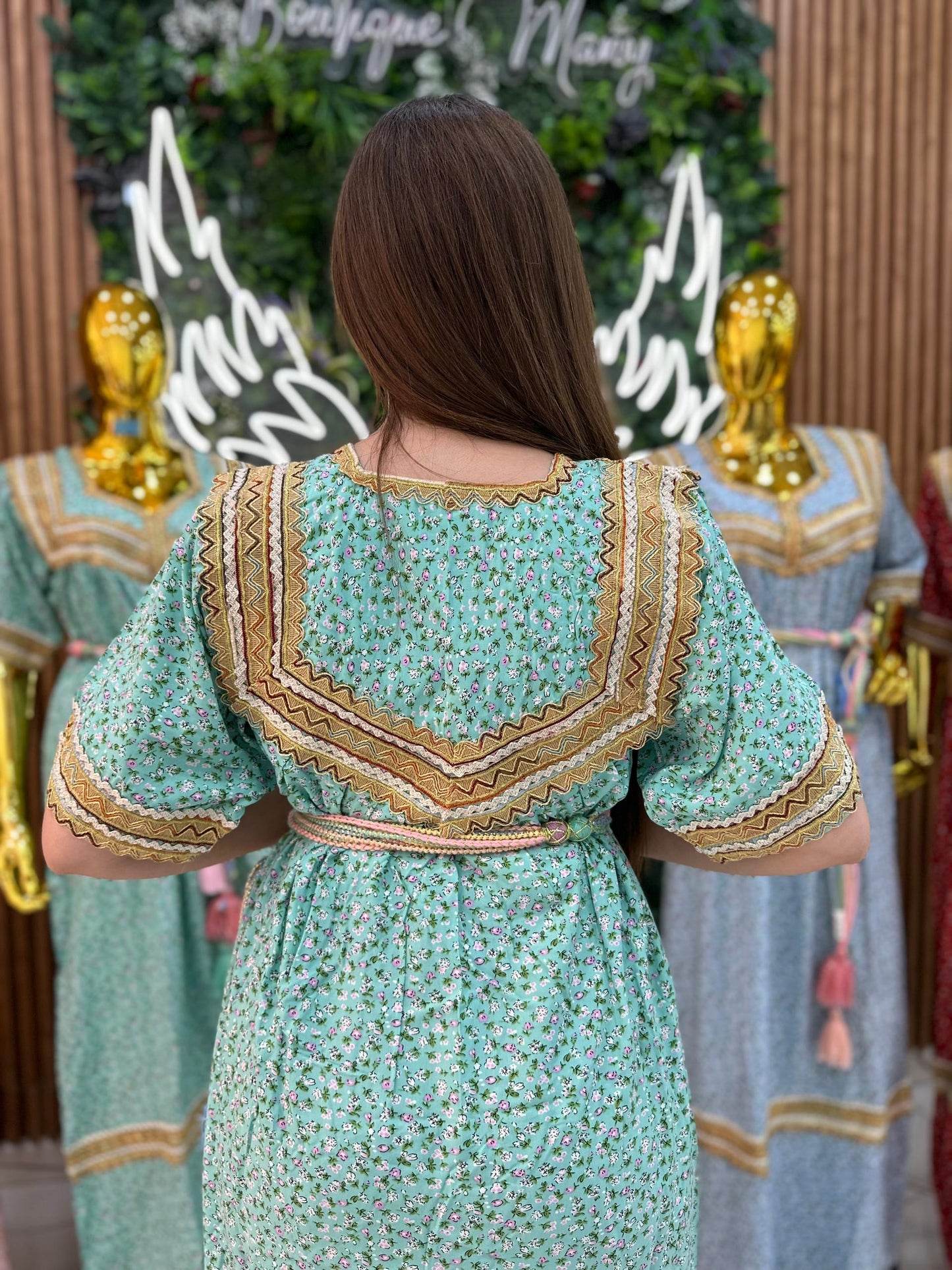 Robe kabyle maison à Fleurs