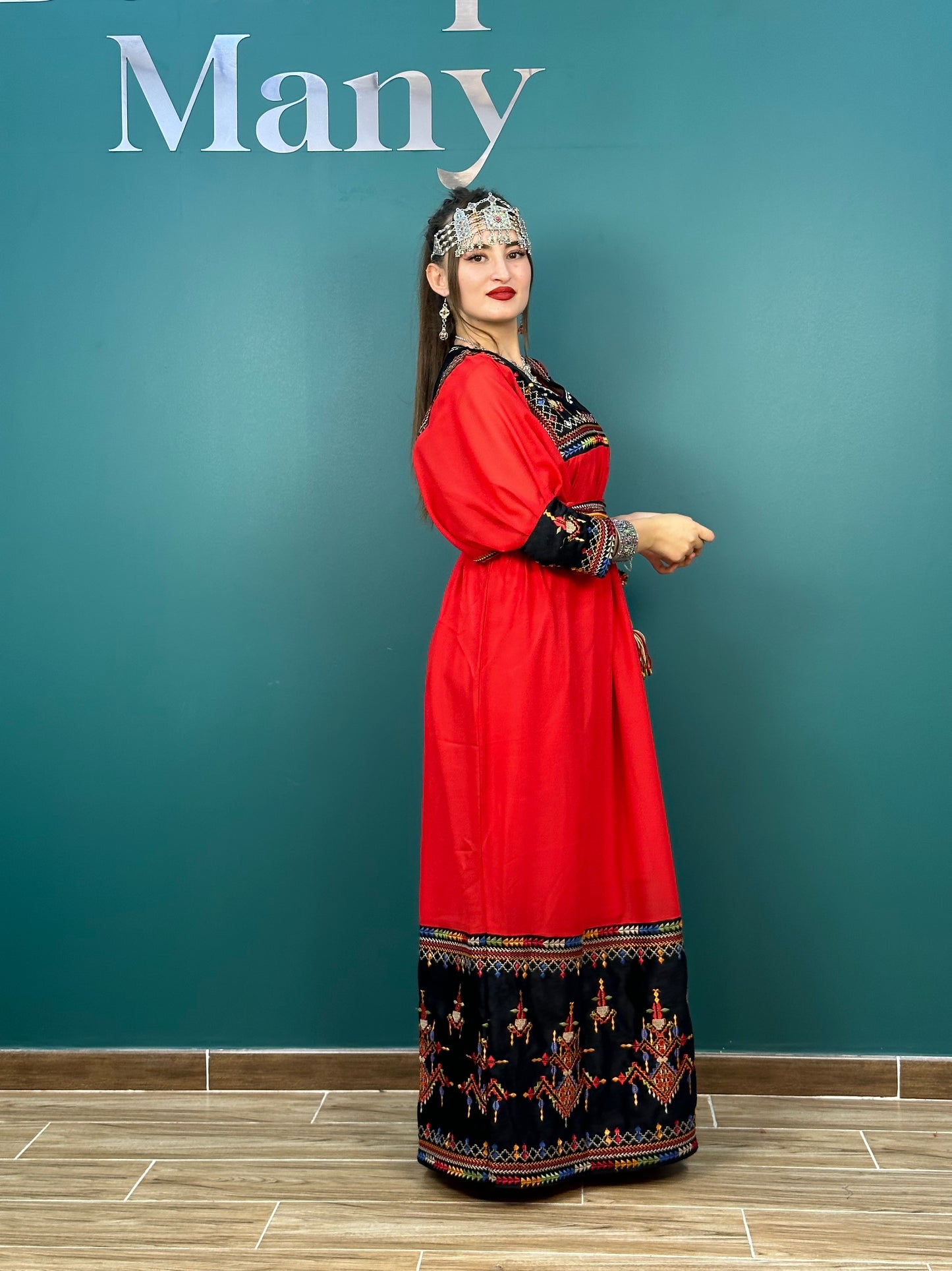 Robe Kabyle Thanina Rouge