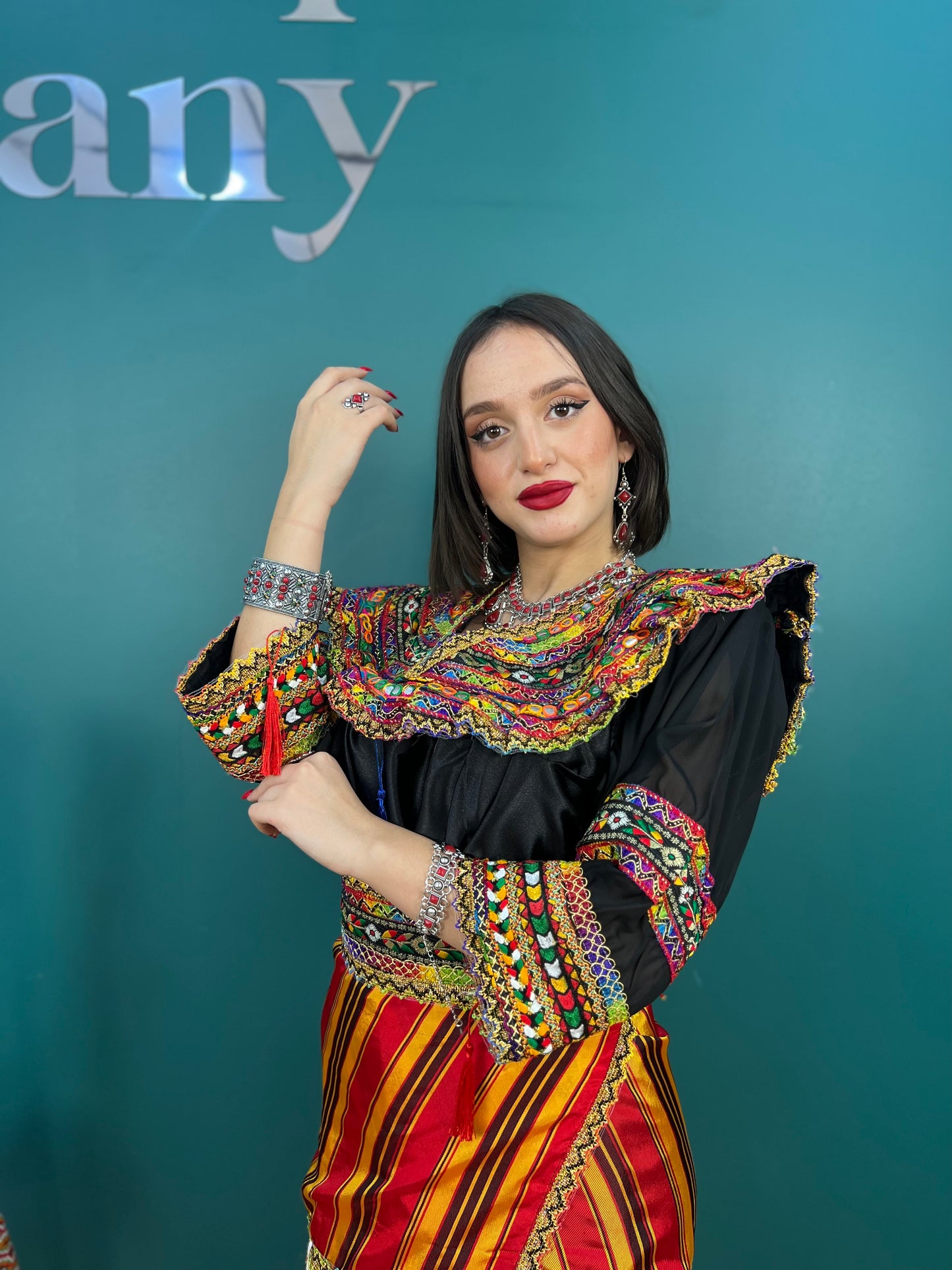 Robe kabyle Thiziri Noire