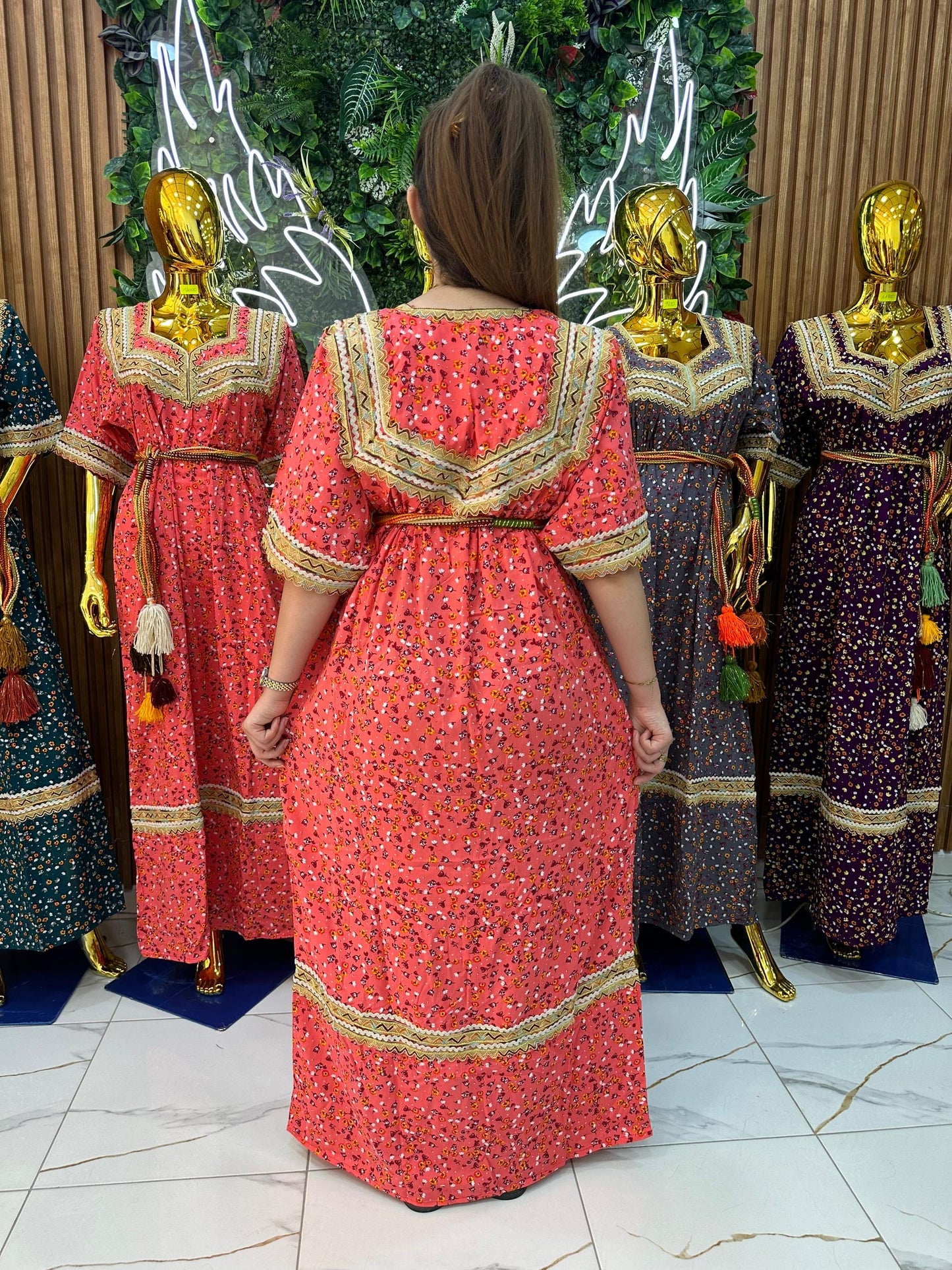 Robe kabyle maison à Fleurs