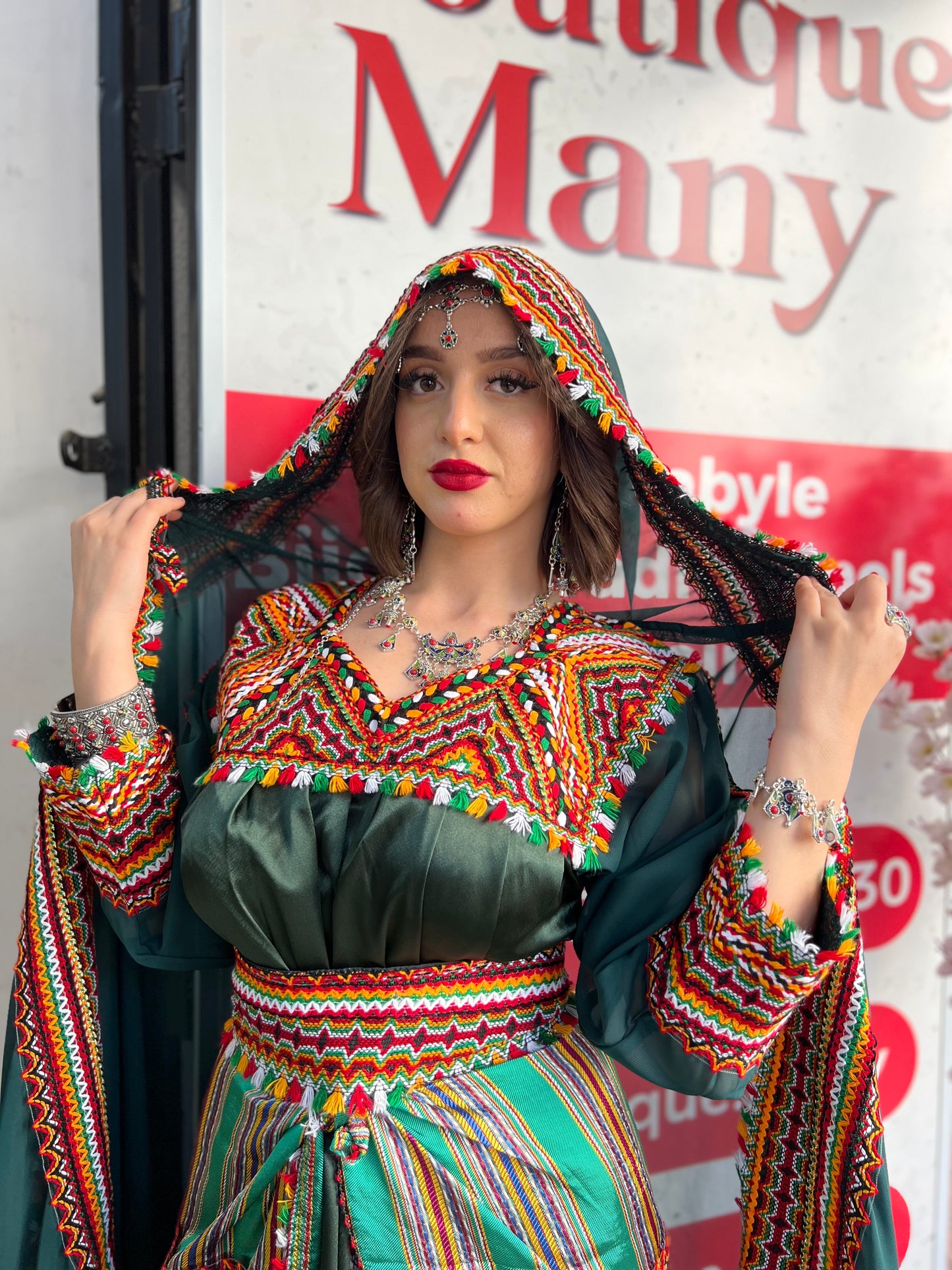 Robe kabyle W verte