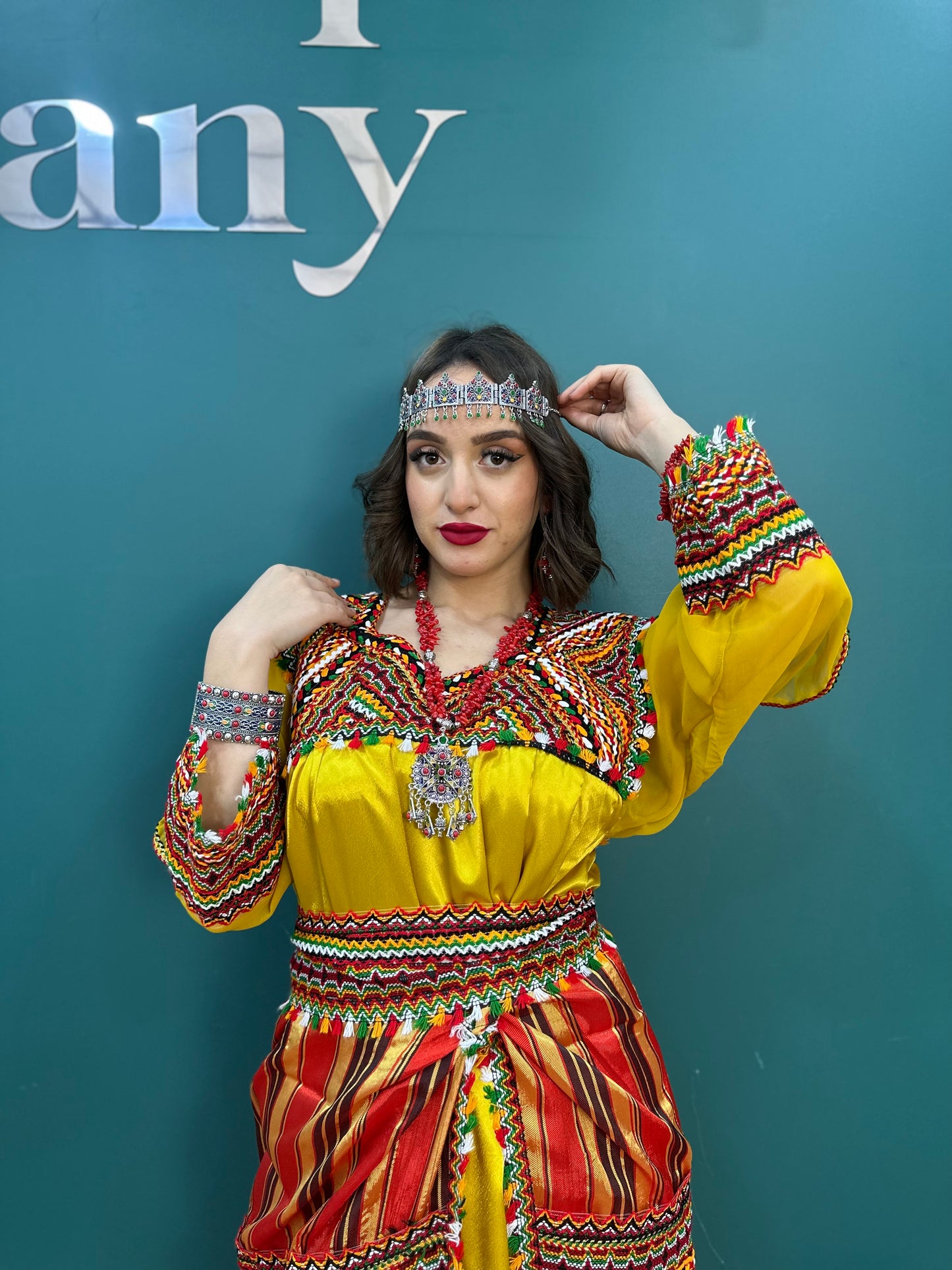 Robe Kabyle W Moutarde
