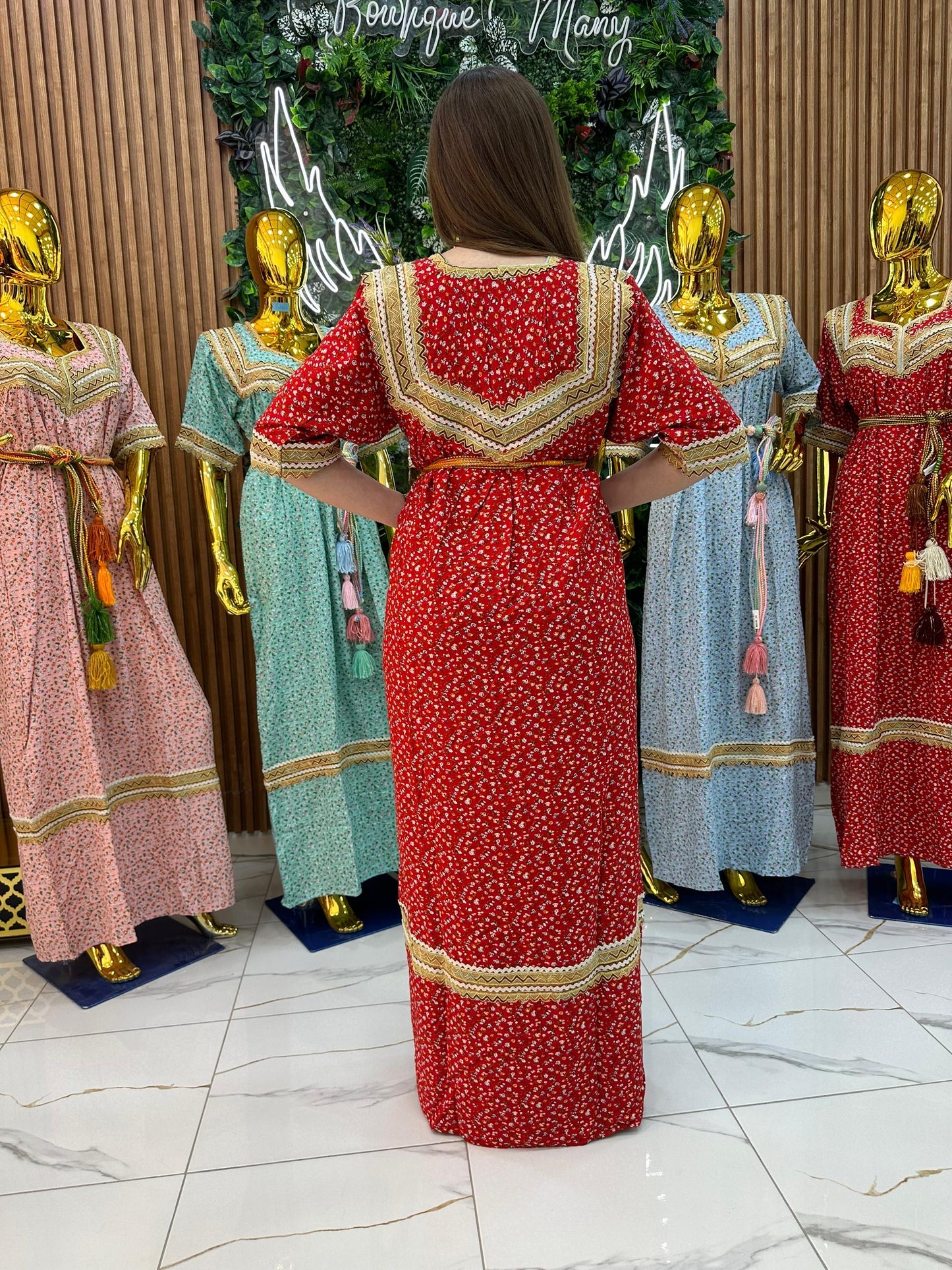 Robe kabyle maison à Fleurs