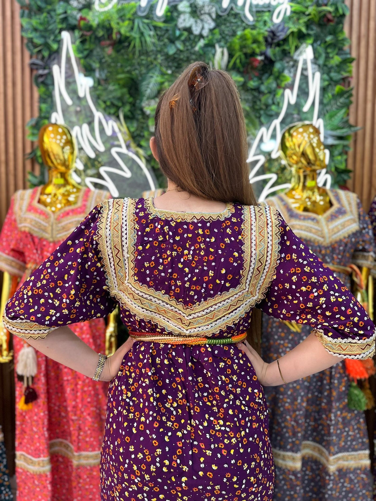 Robe kabyle maison à Fleurs