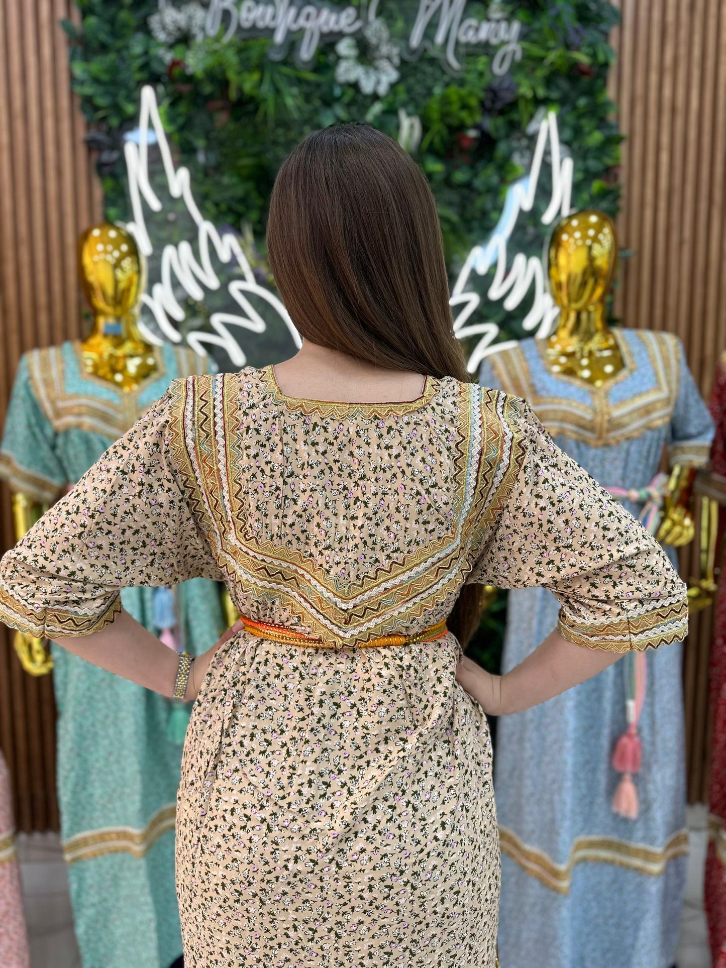 Robe kabyle maison à Fleurs
