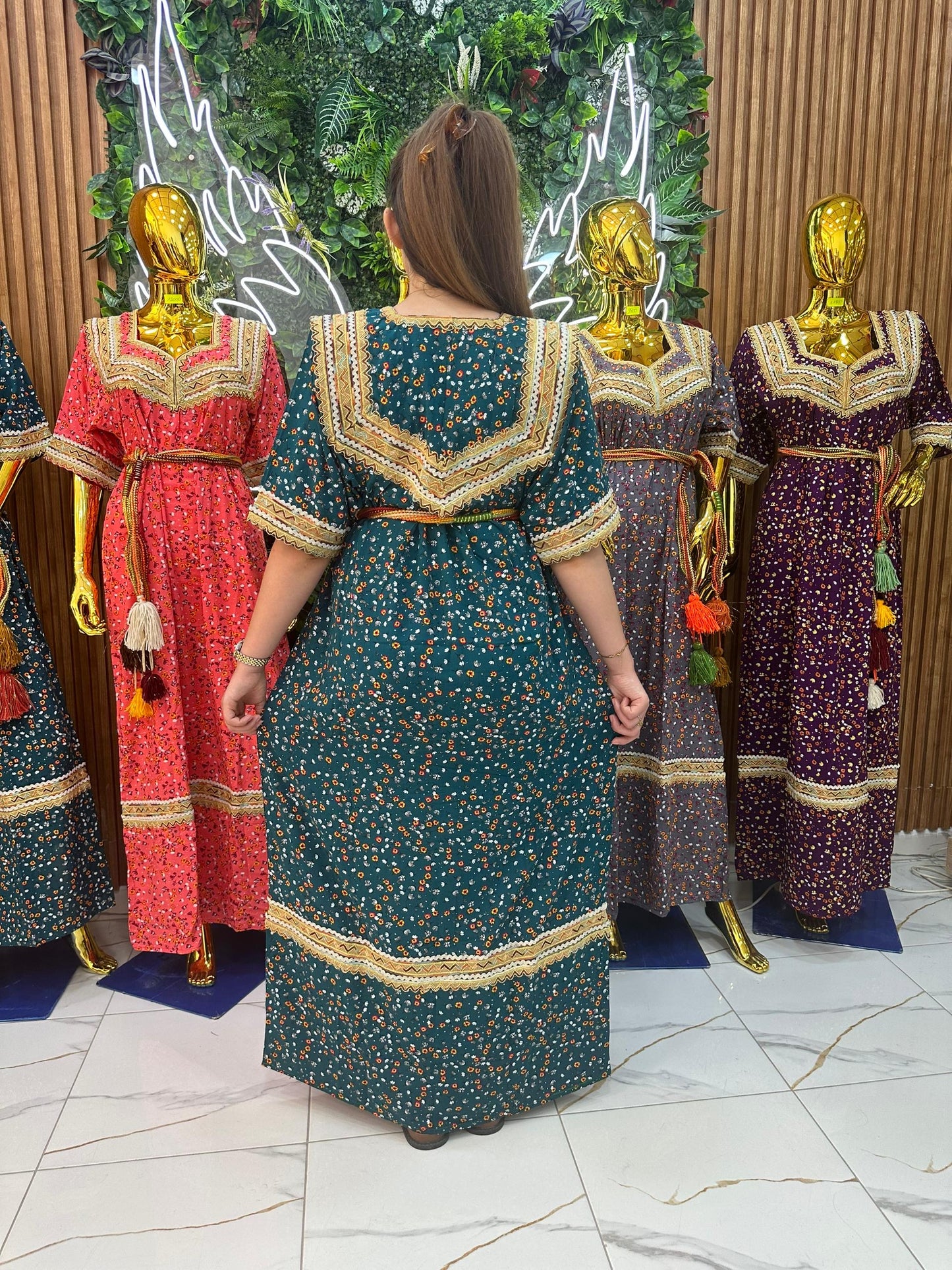 Robe kabyle maison à Fleurs