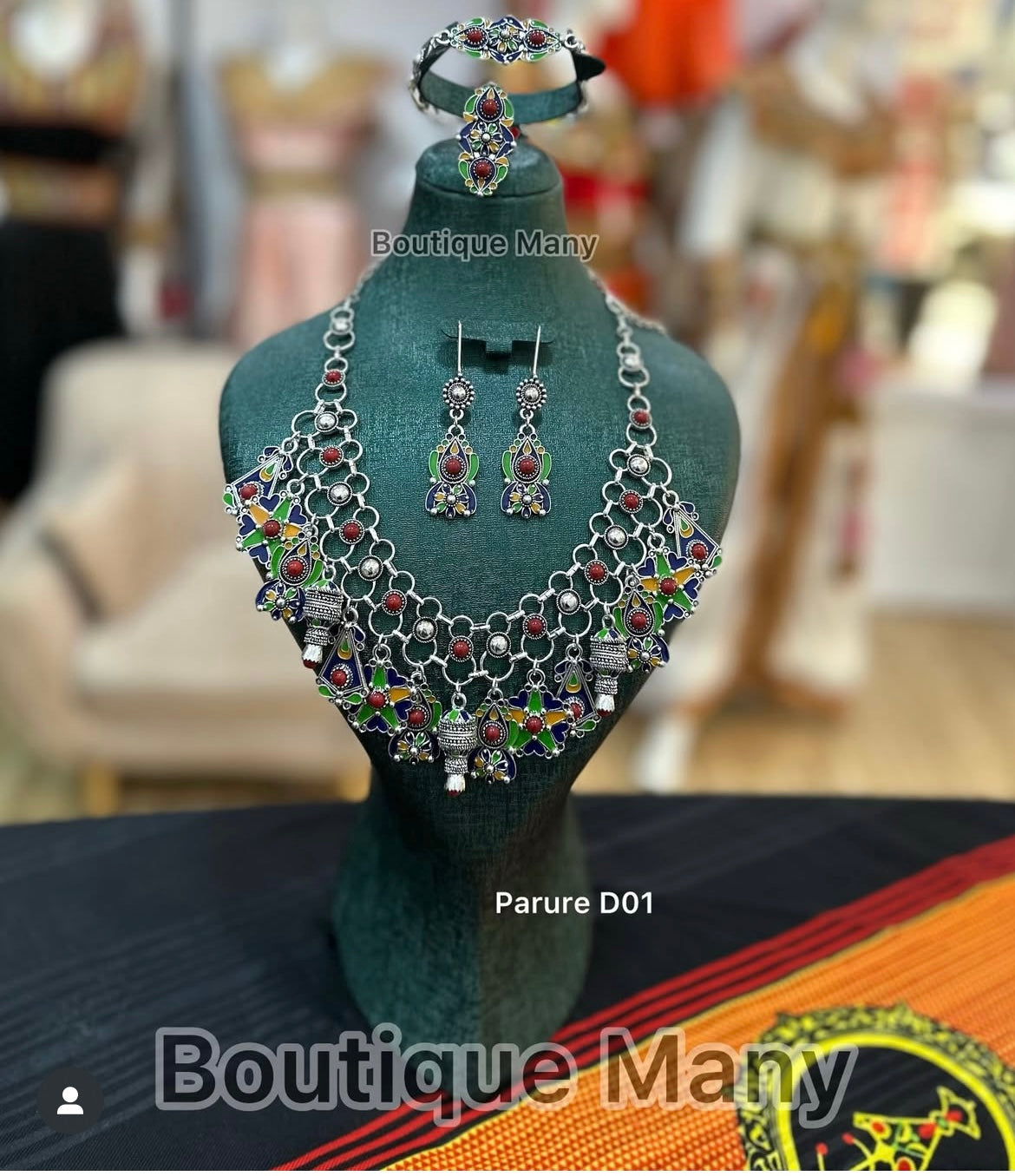 Ensemble bijoux Kabyle Tilelli