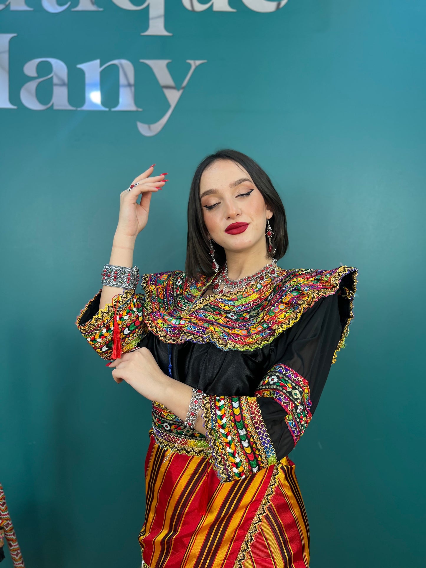 Robe kabyle Thiziri Noire