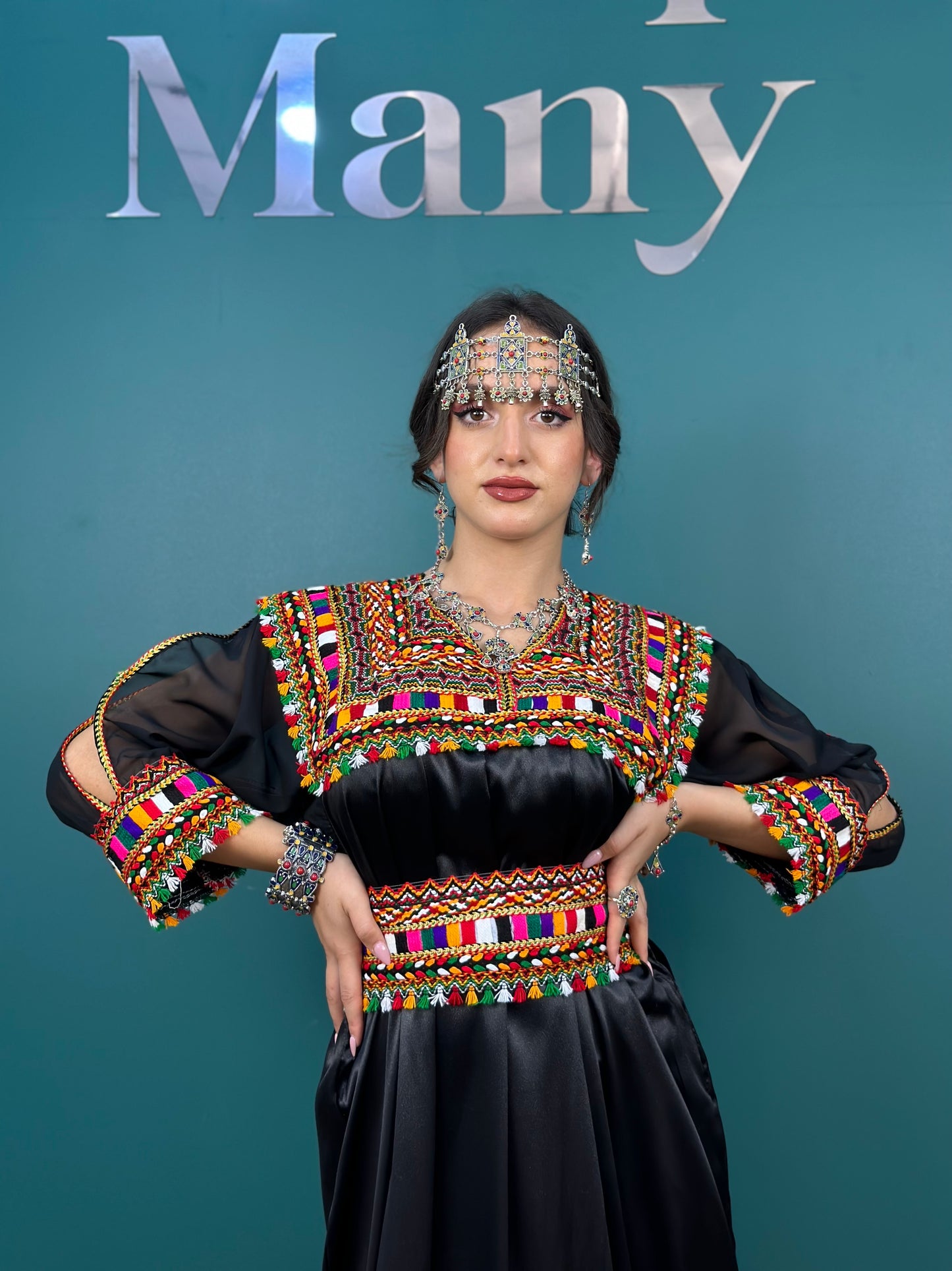 Robe kabyle simple noire