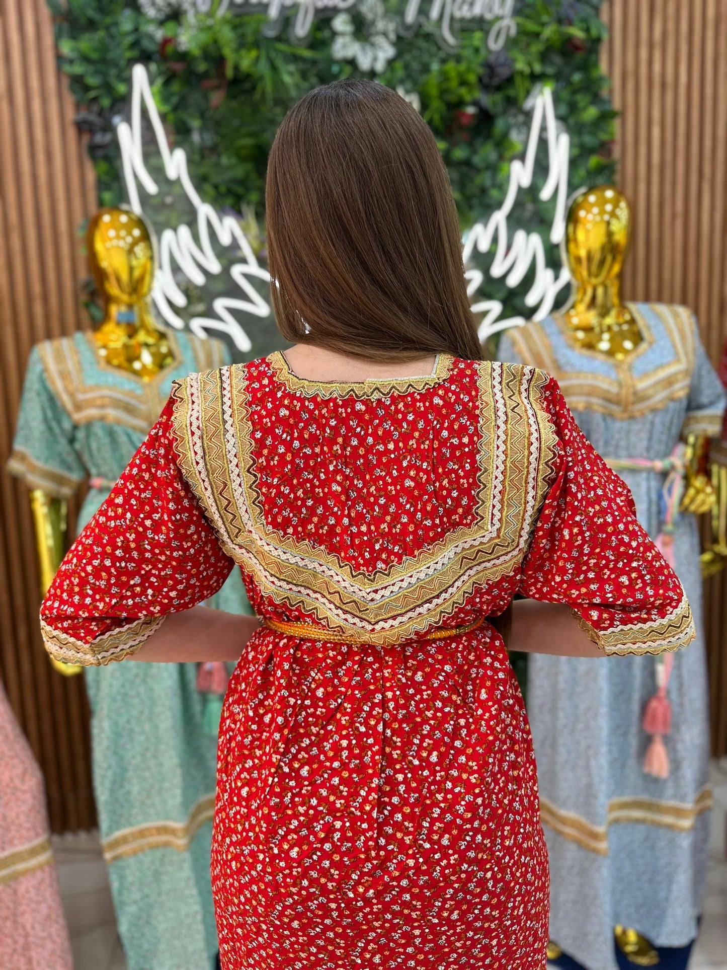 Robe kabyle maison à Fleurs