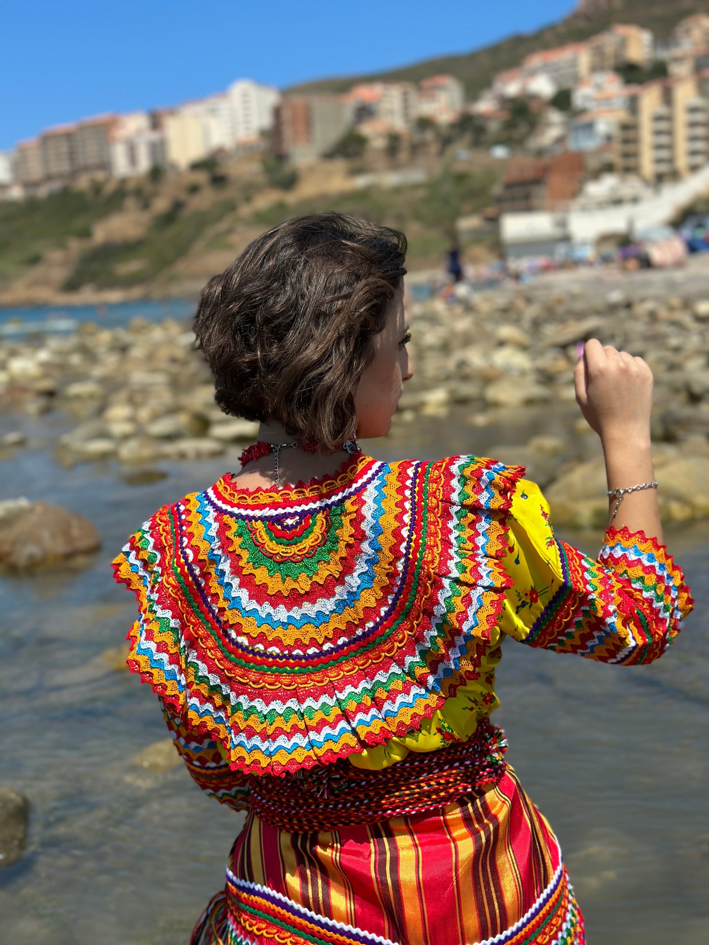Robe Kabyle iwadiyen jaune