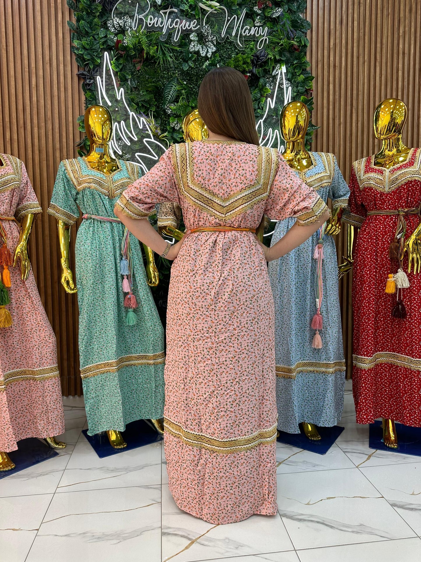Robe kabyle maison à Fleurs