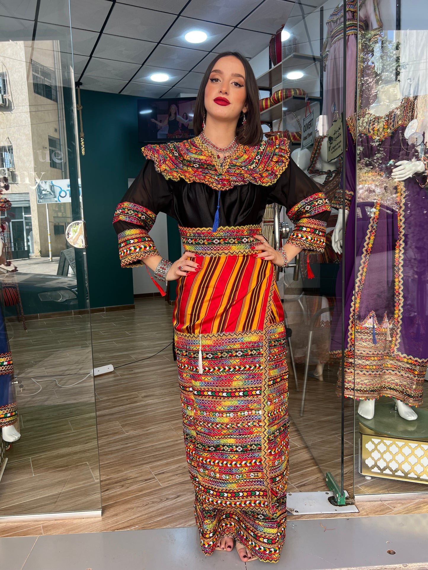 Robe kabyle Thiziri Noire