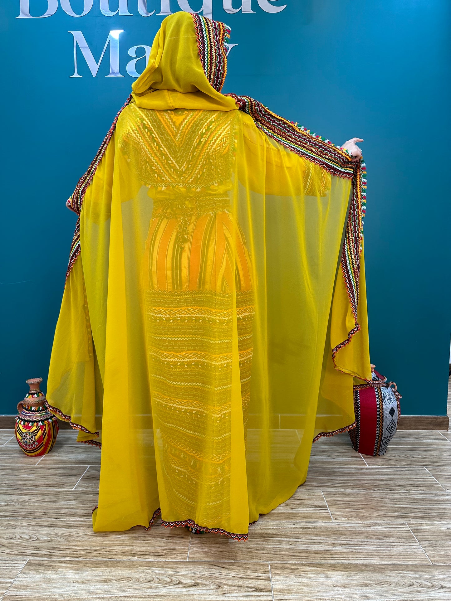 Robe Kabyle W Moutarde