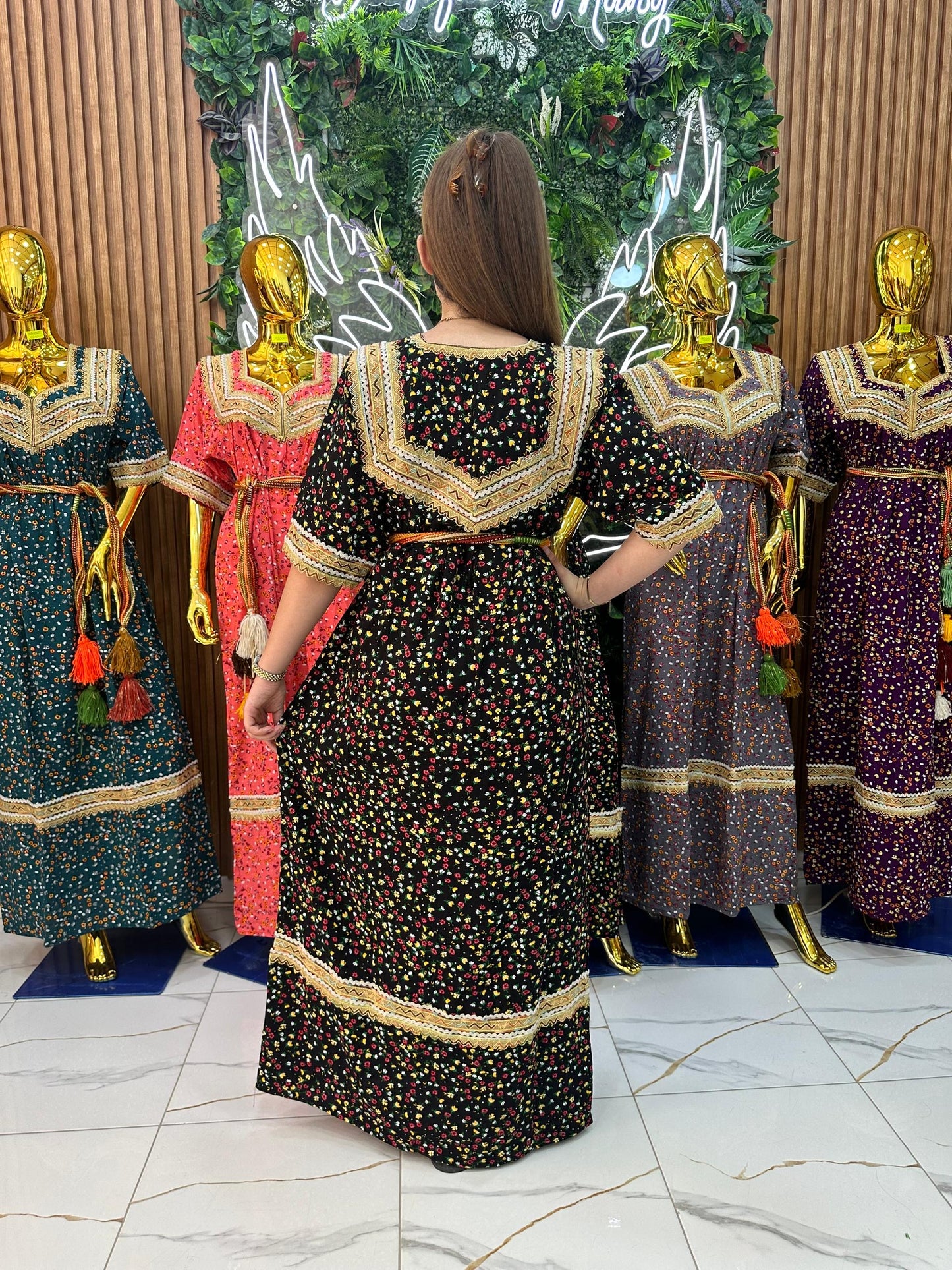 Robe kabyle maison à Fleurs