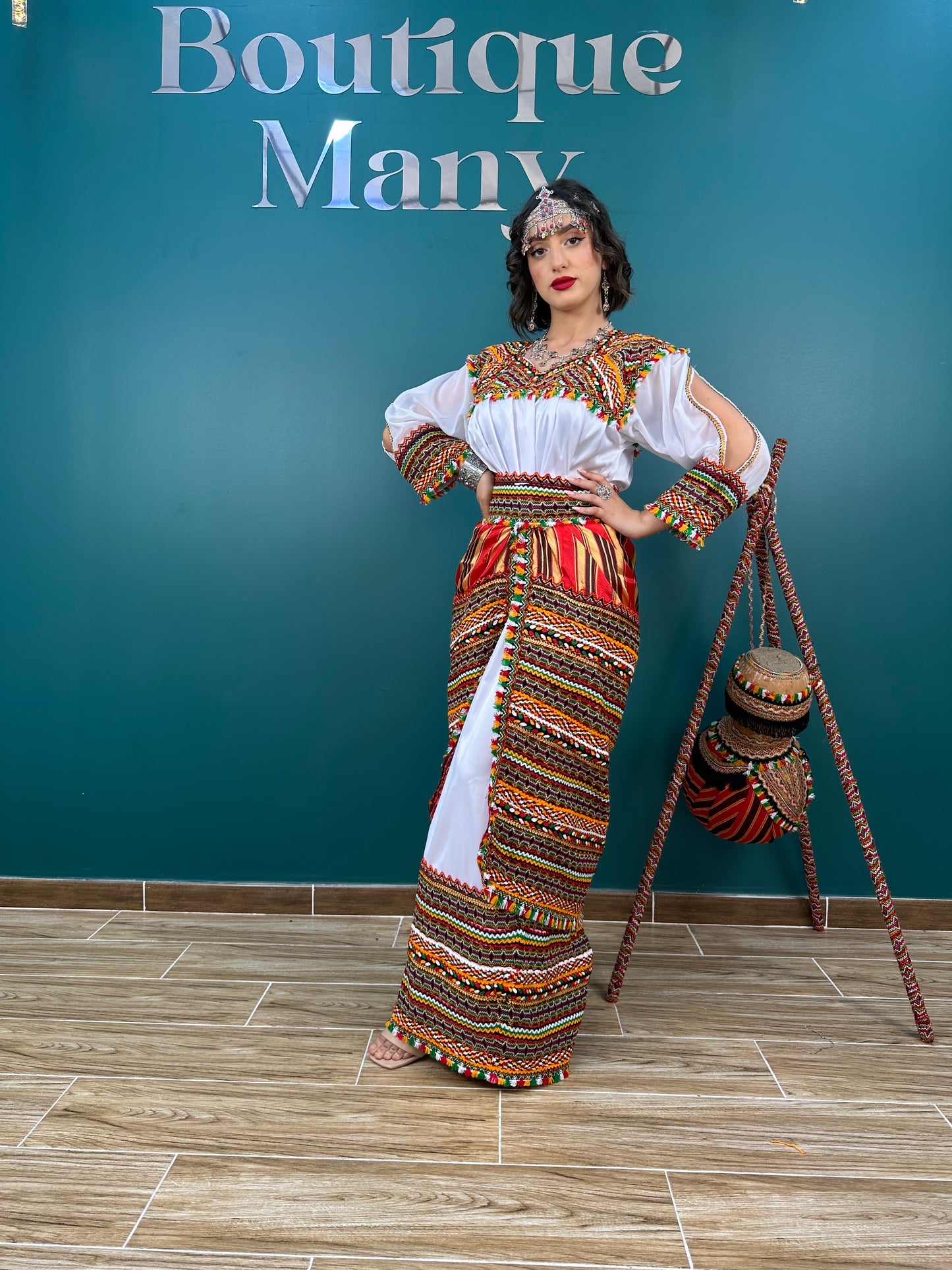 Robe kabyle W blanche