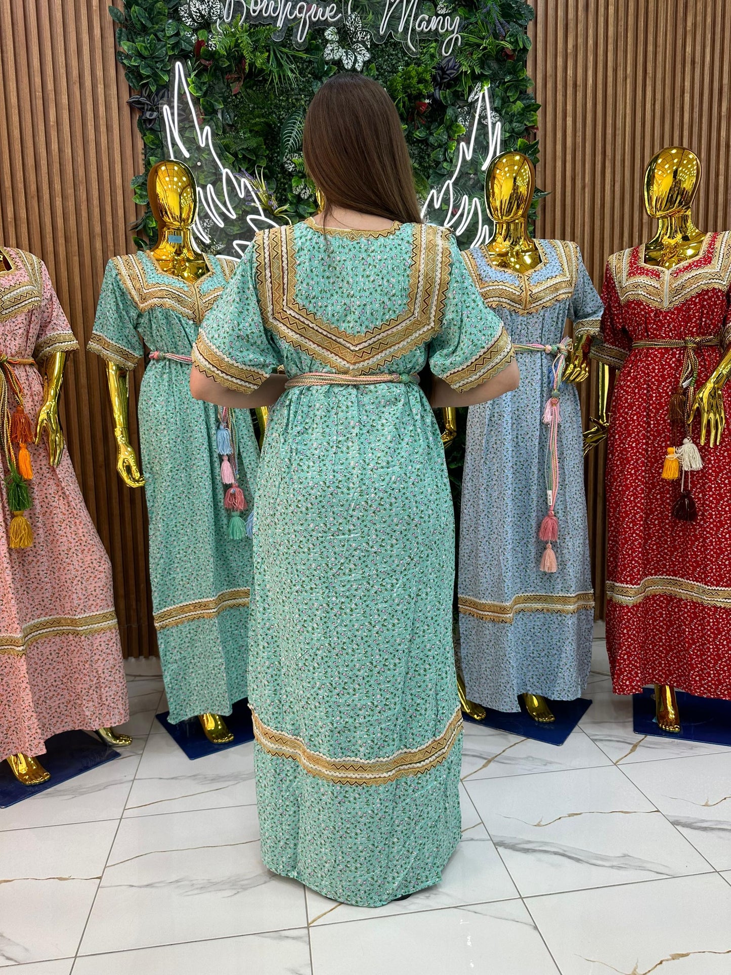Robe kabyle maison à Fleurs
