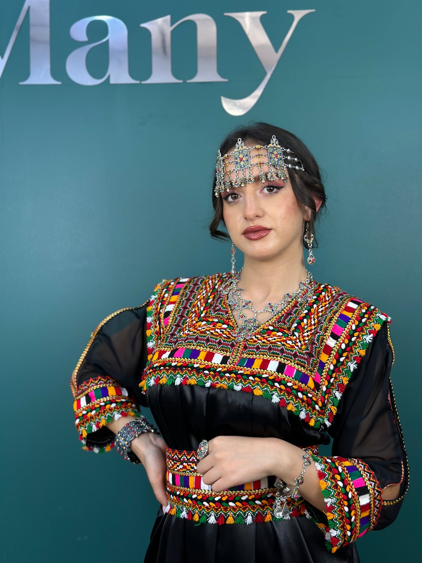 Robe kabyle simple noire