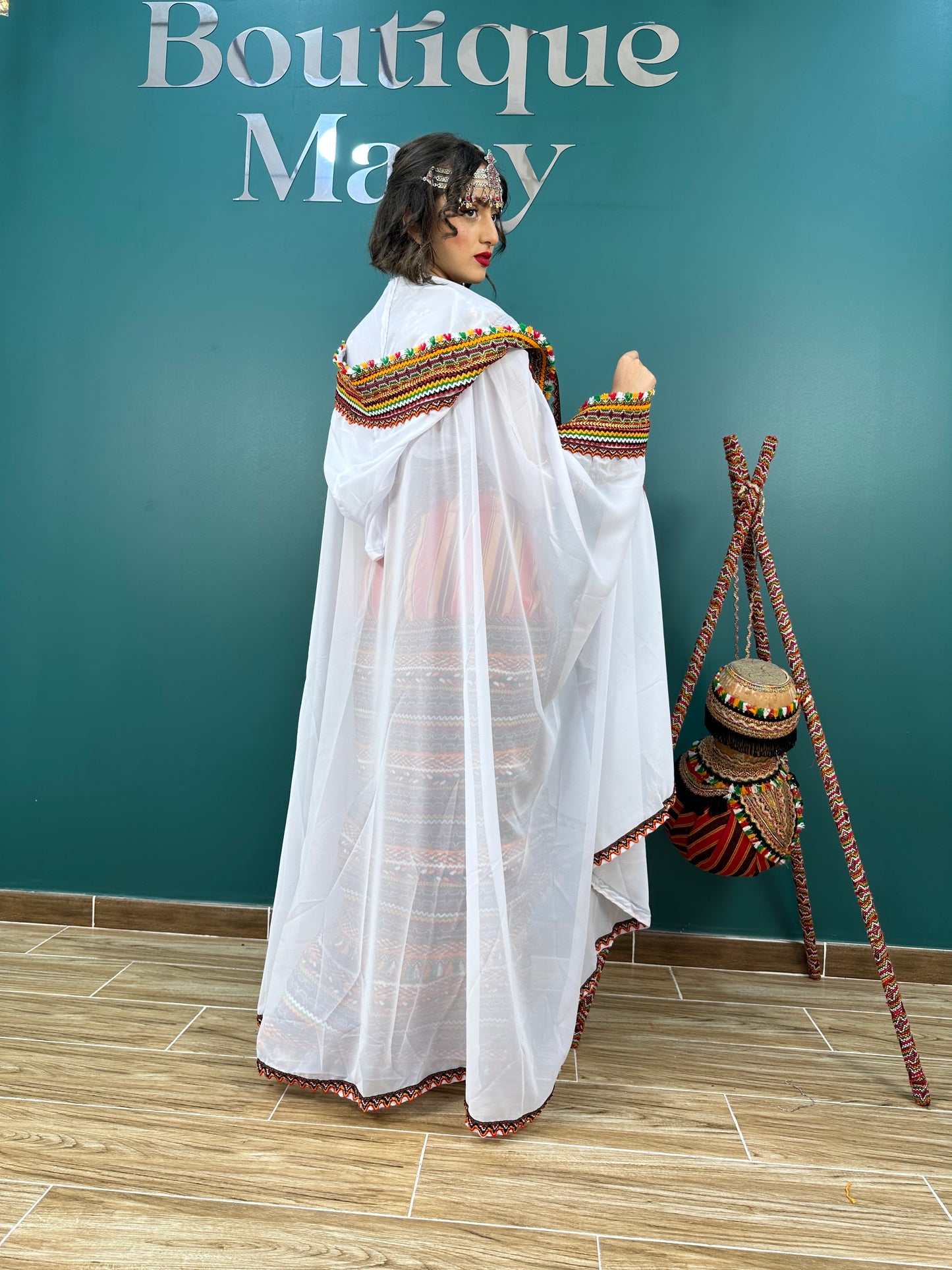 Robe kabyle W blanche