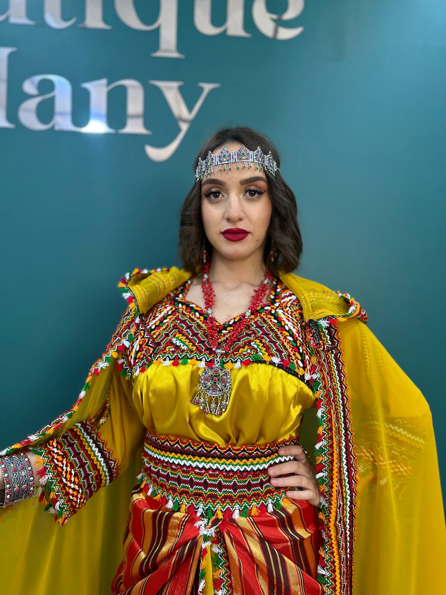 Robe Kabyle W Moutarde