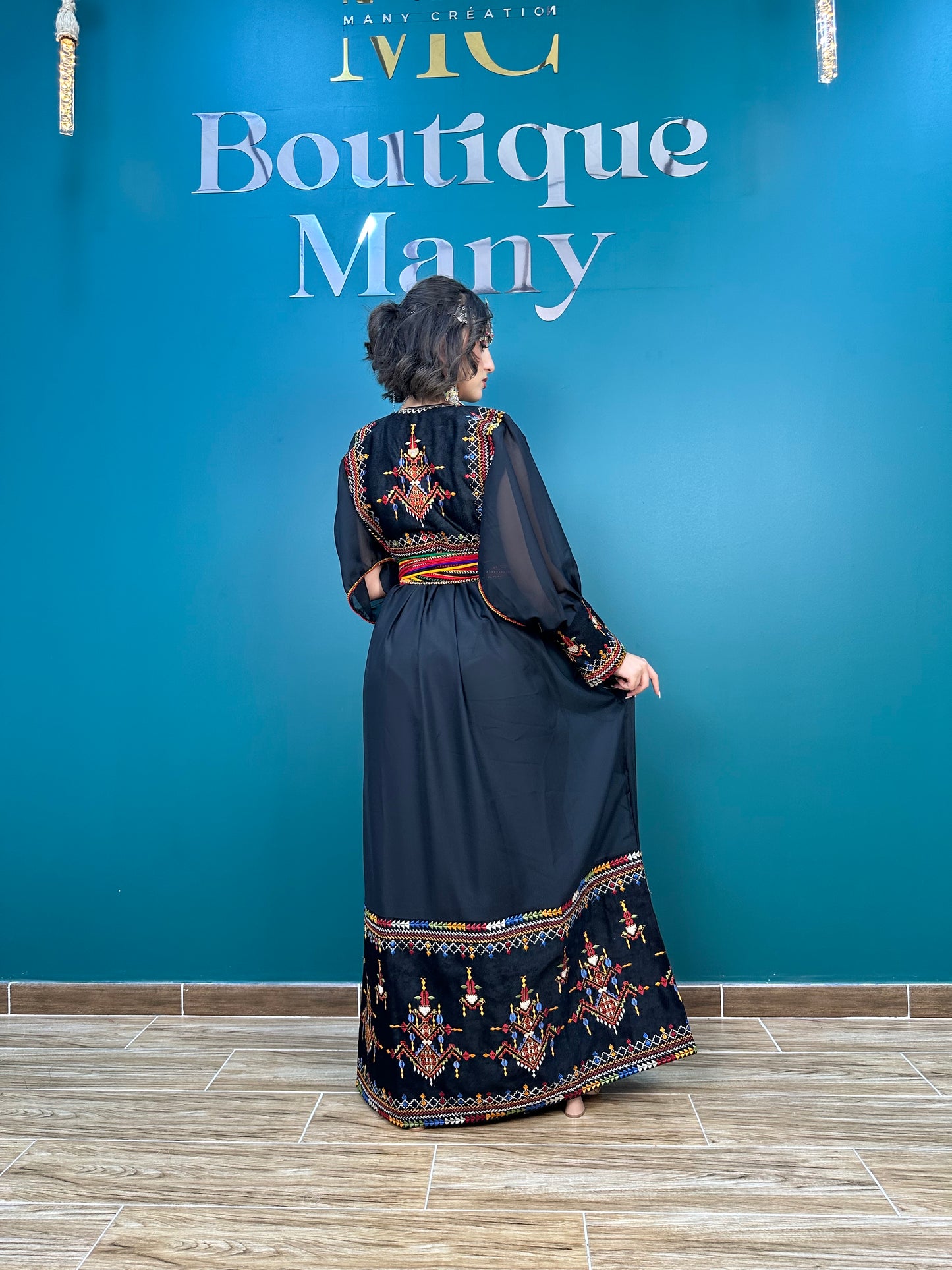 Robe Kabyle Thanina Noire