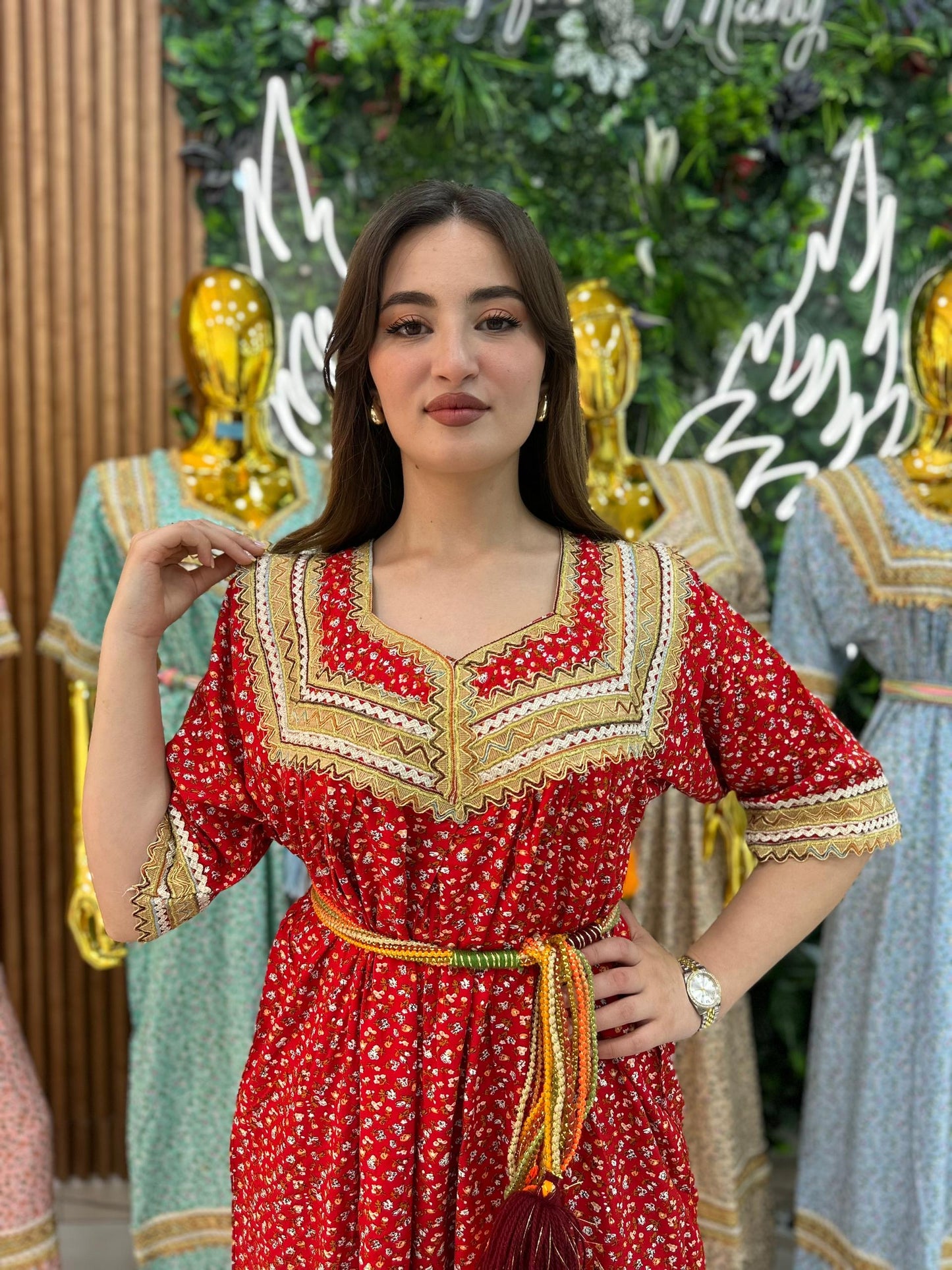Robe kabyle maison à Fleurs
