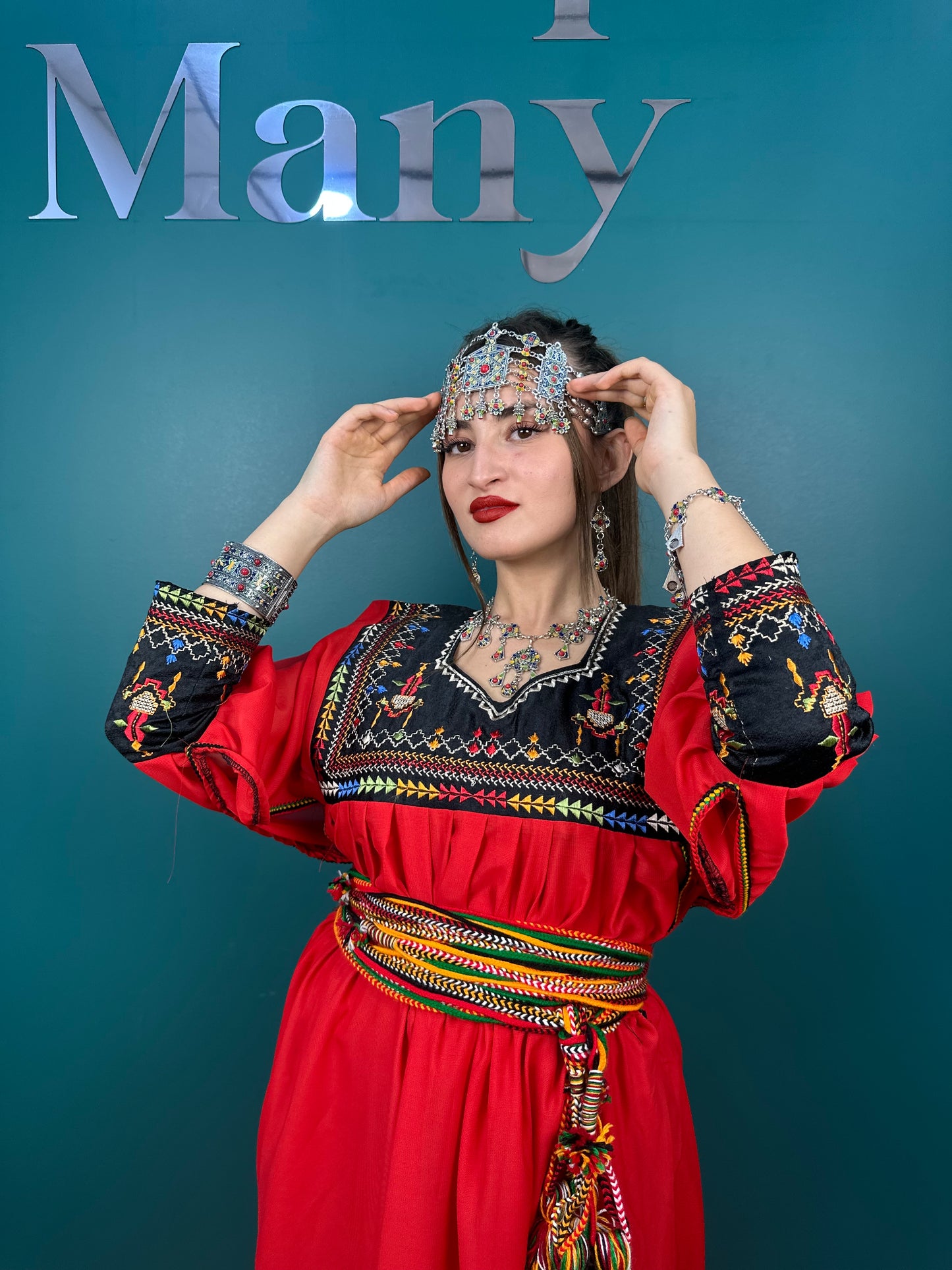 Robe Kabyle Thanina Rouge