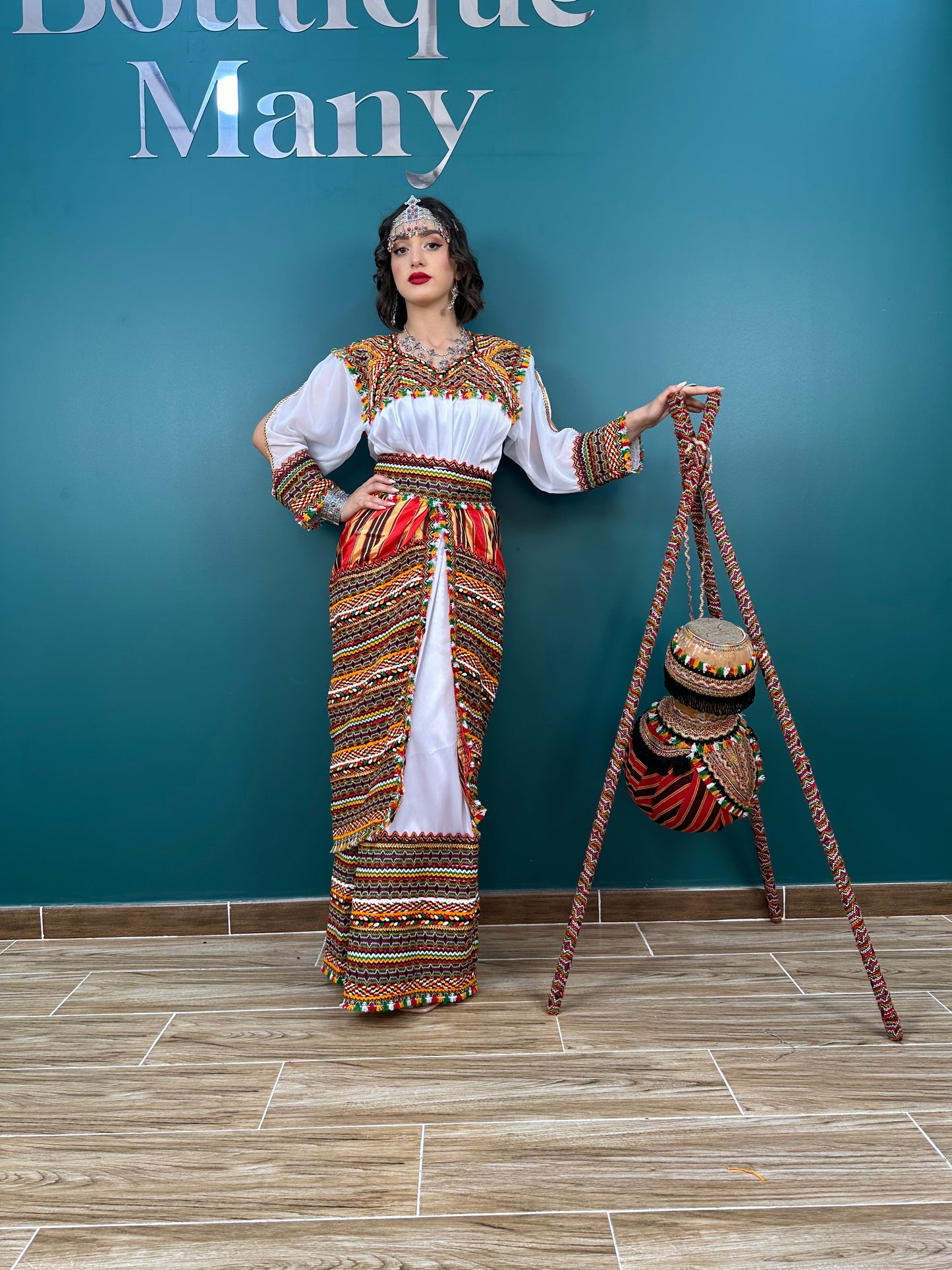Robe kabyle W blanche