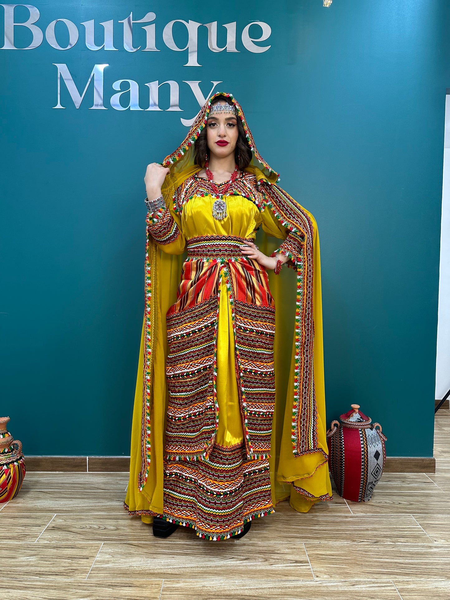Robe Kabyle W Moutarde