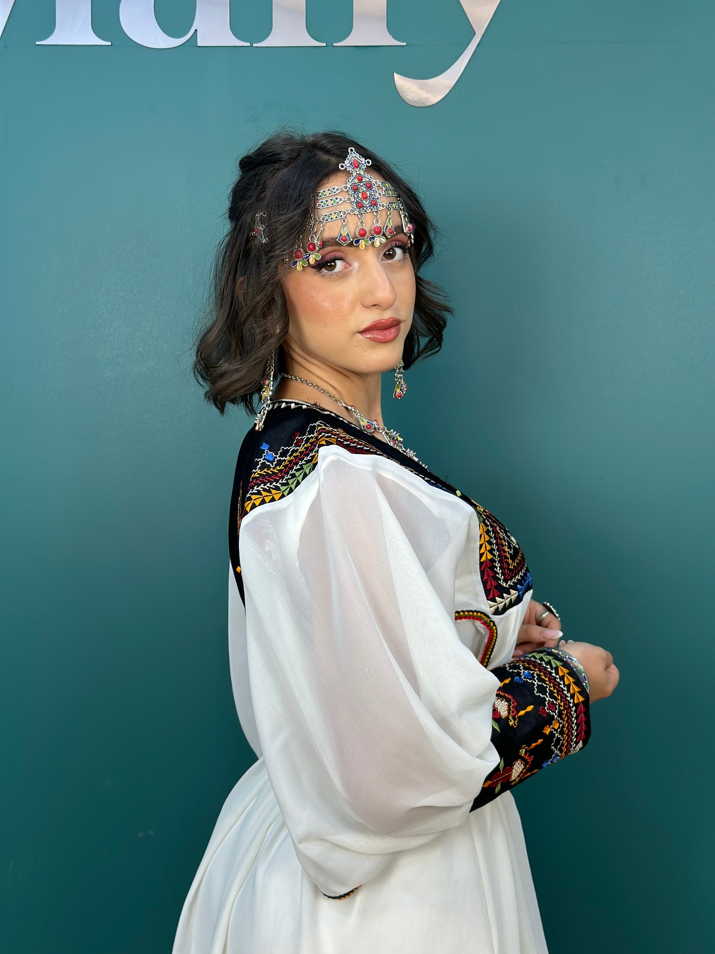 Robe Kabyle Thanina Blanche
