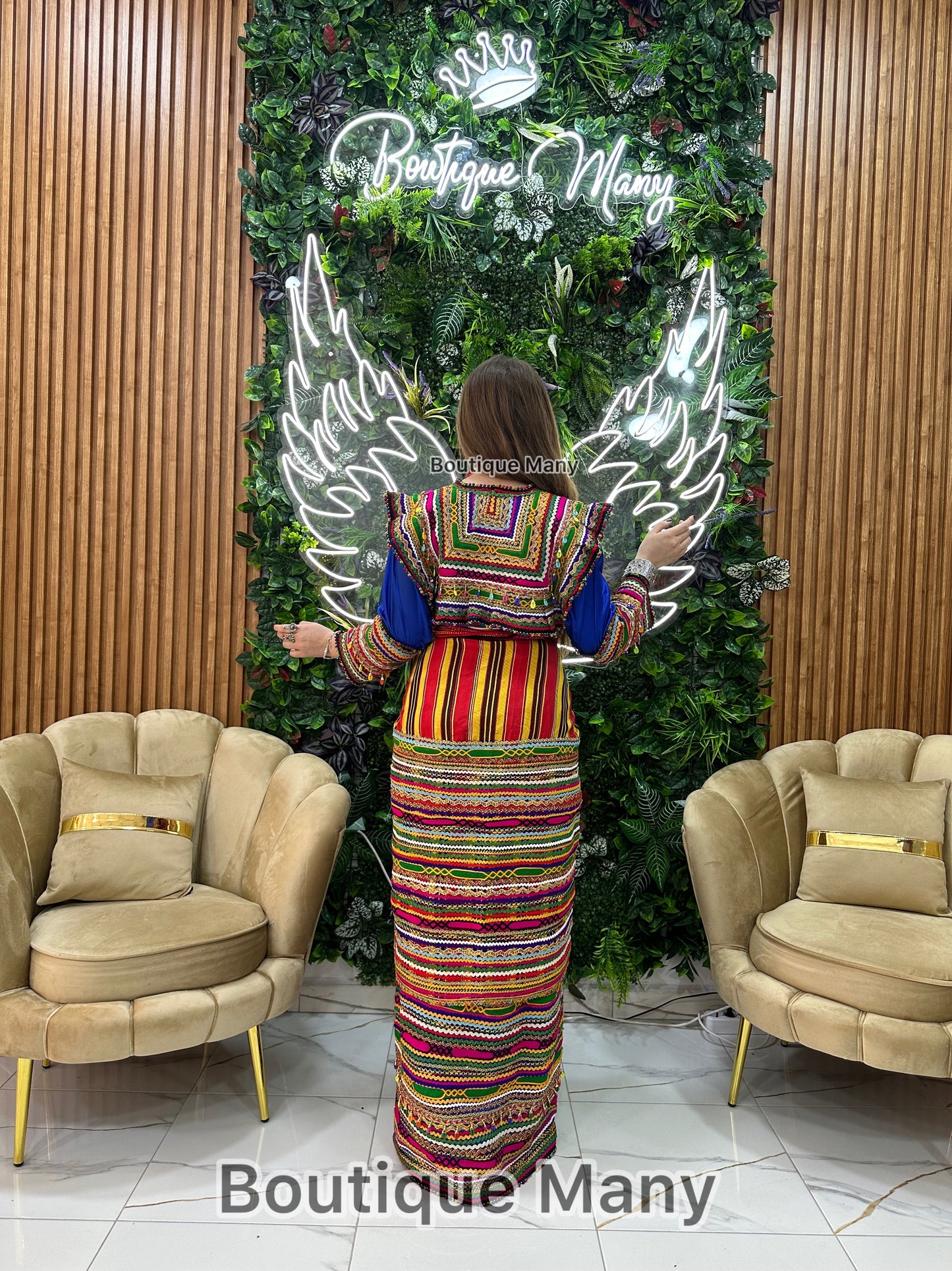 Robe kabyle Thilelli Chargée