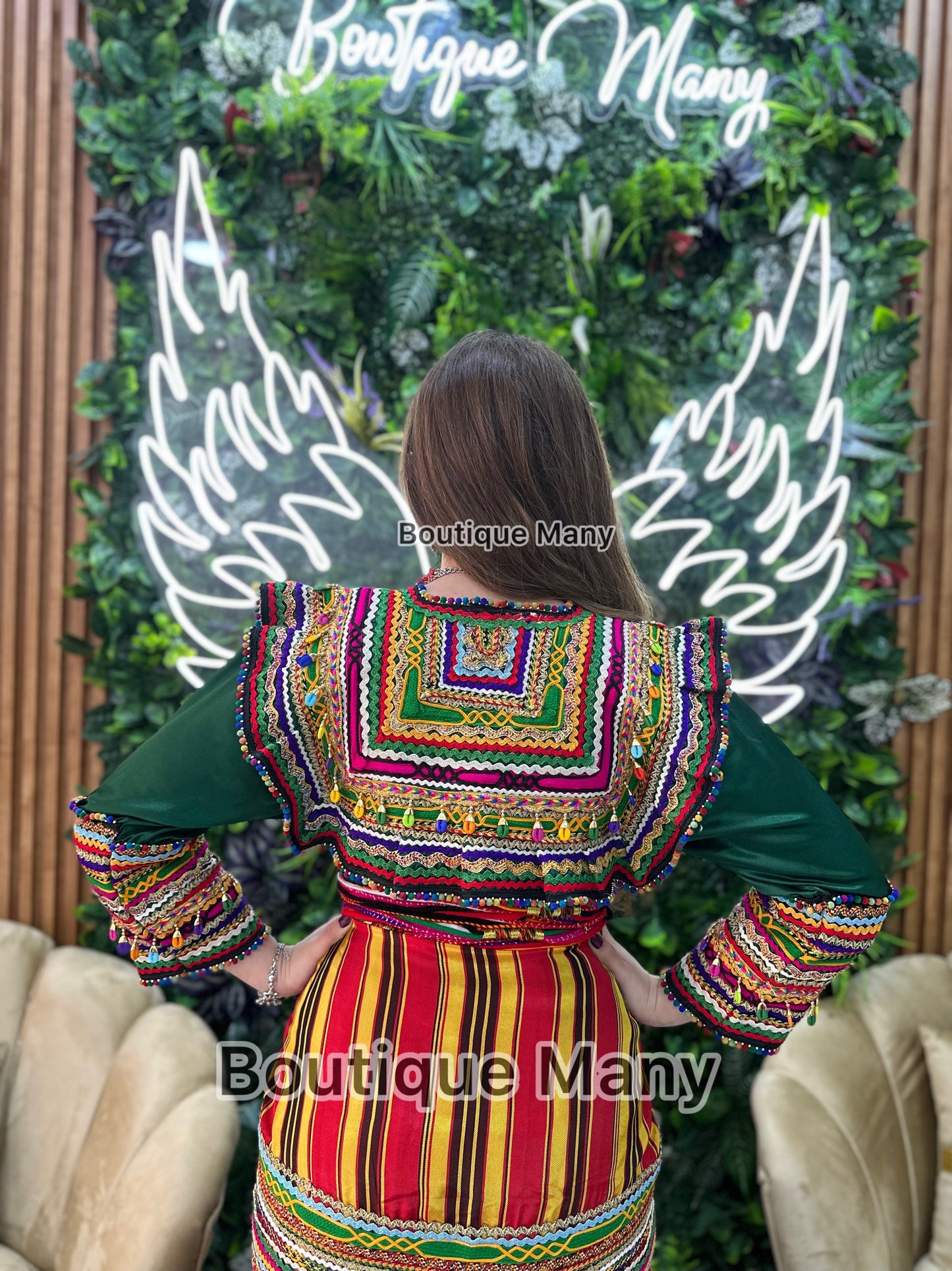 Robe kabyle Thilelli Chargée
