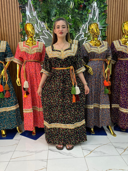 Robe kabyle maison à Fleurs