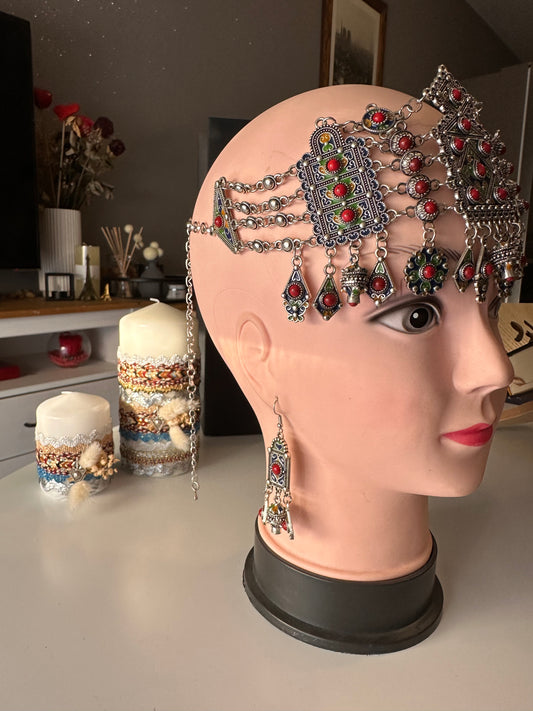 Ensemble bijoux de tête Kabyle Tala