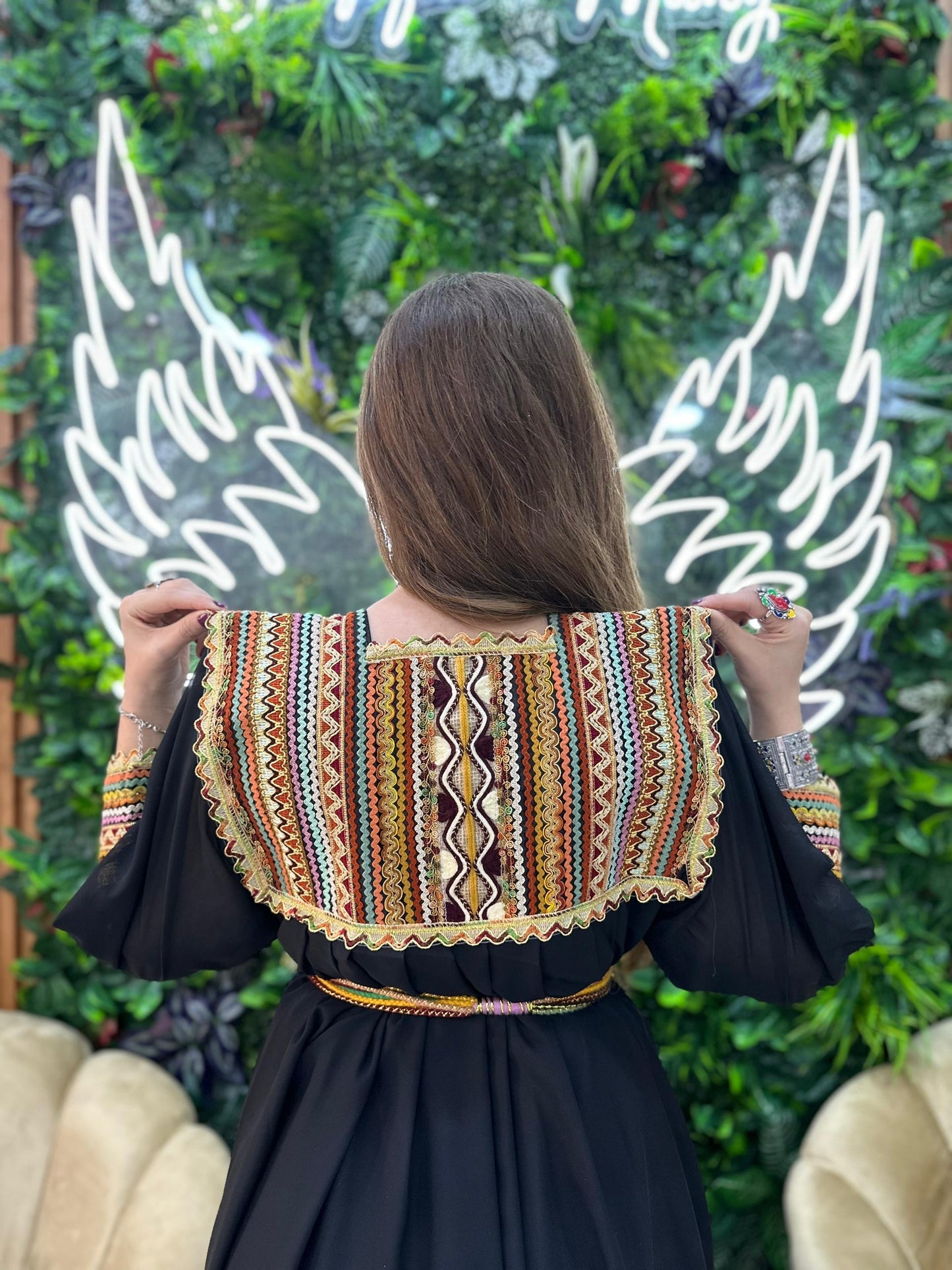 Robe kabyle simple broderie Tinhinane