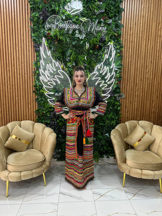 Robe kabyle Thilelli Chargée