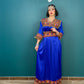 Robe kabyle simple Nina bleue