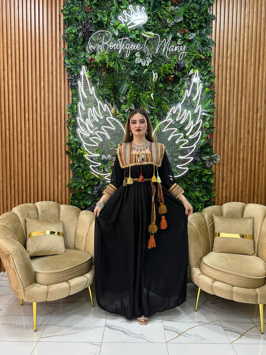 Robe kabyle simple broderie Tinhinane