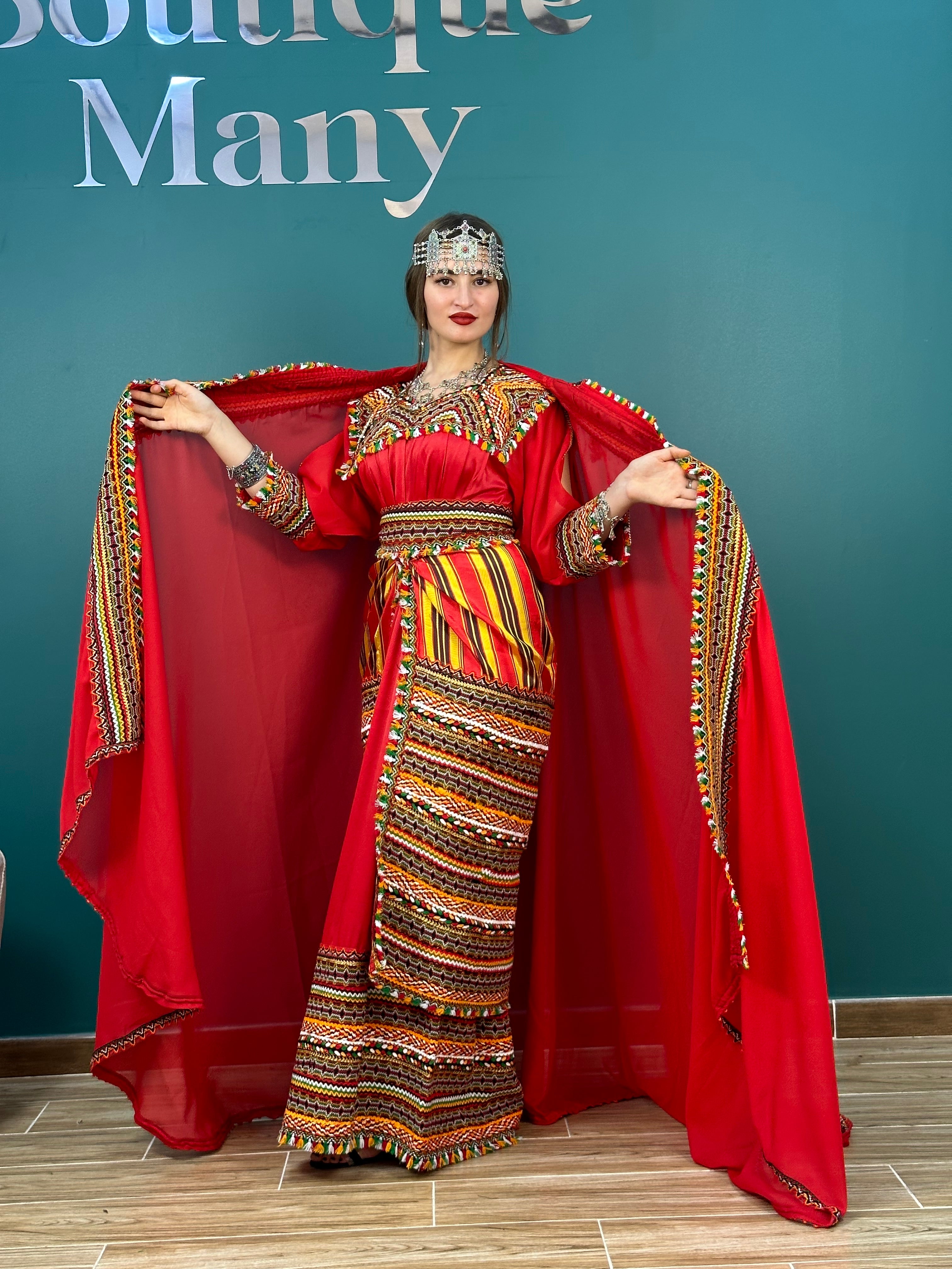 Robe kabyle W rouge