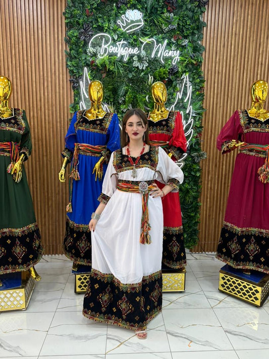 Robe Kabyle Thanina Blanche