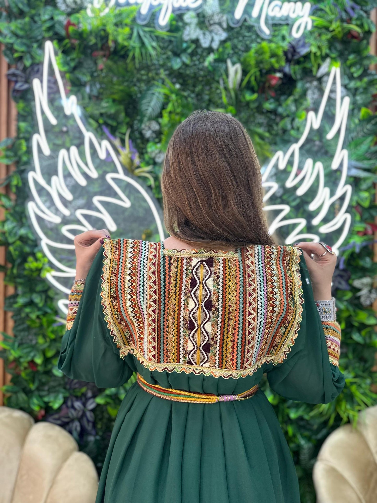 Robe kabyle simple broderie Tinhinane