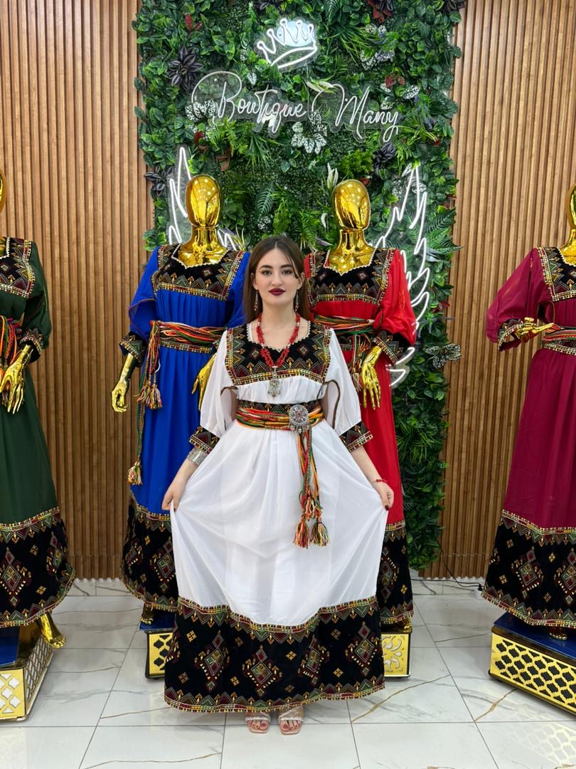 Robe Kabyle Thanina Blanche