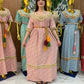 Robe kabyle maison à Fleurs