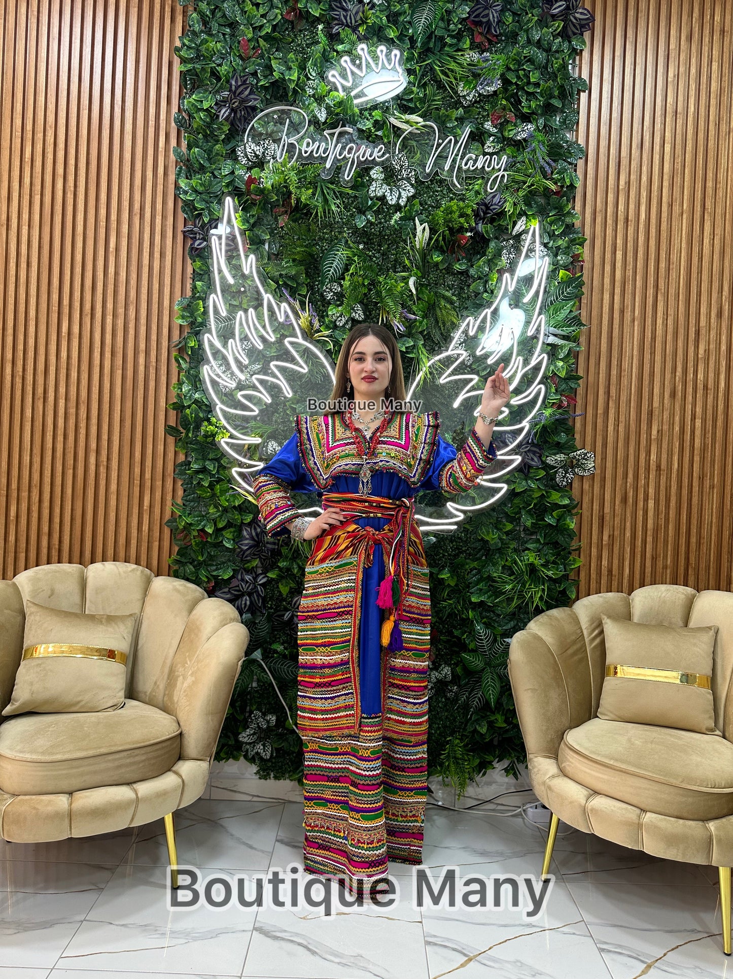 Robe kabyle Thilelli Chargée